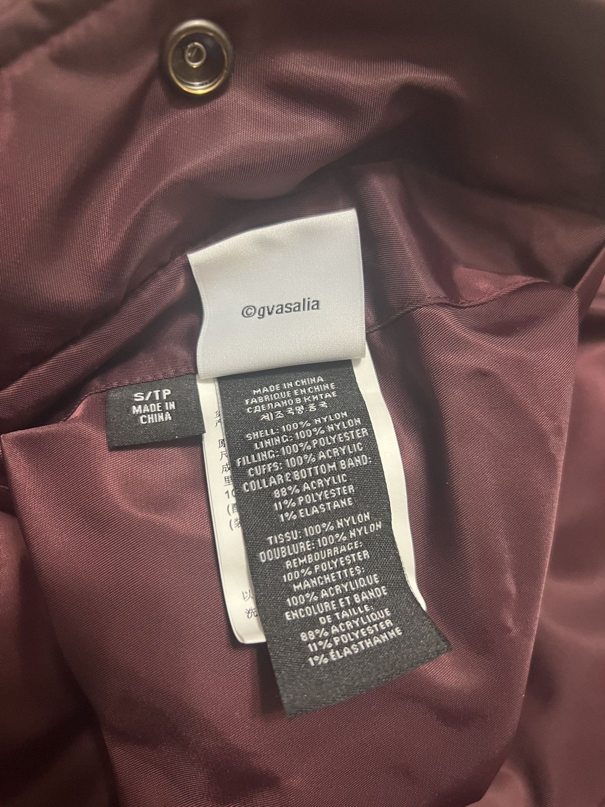 Alpha Industries × Vetements Vetements AW18 Racing Bomber Jacket Burgundy / Blood Red Size US S / EU 44-46 / 1 - 9 Thumbnail
