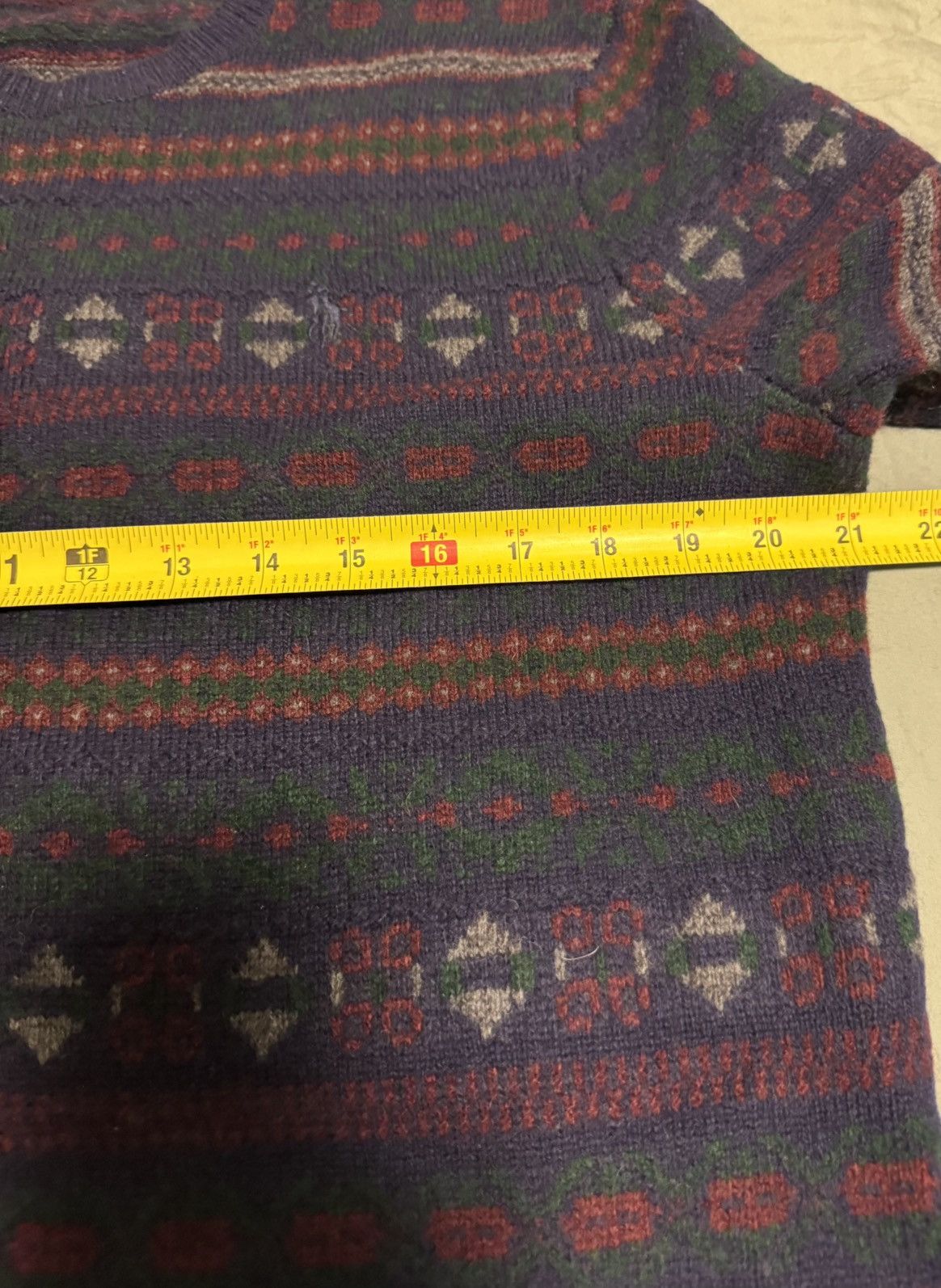 Polo Ralph Lauren Polo Ralph Lauren Size Medium Wool Fair Isle Nordic Sweater Size US M / EU 48-50 / 2 - 2 Thumbnail
