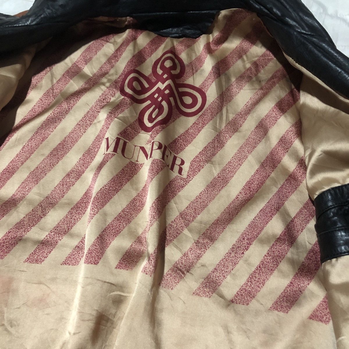 Japanese Brand Vintage Munper Leather Jackets Size US XL / EU 56 / 4 - 8 Thumbnail