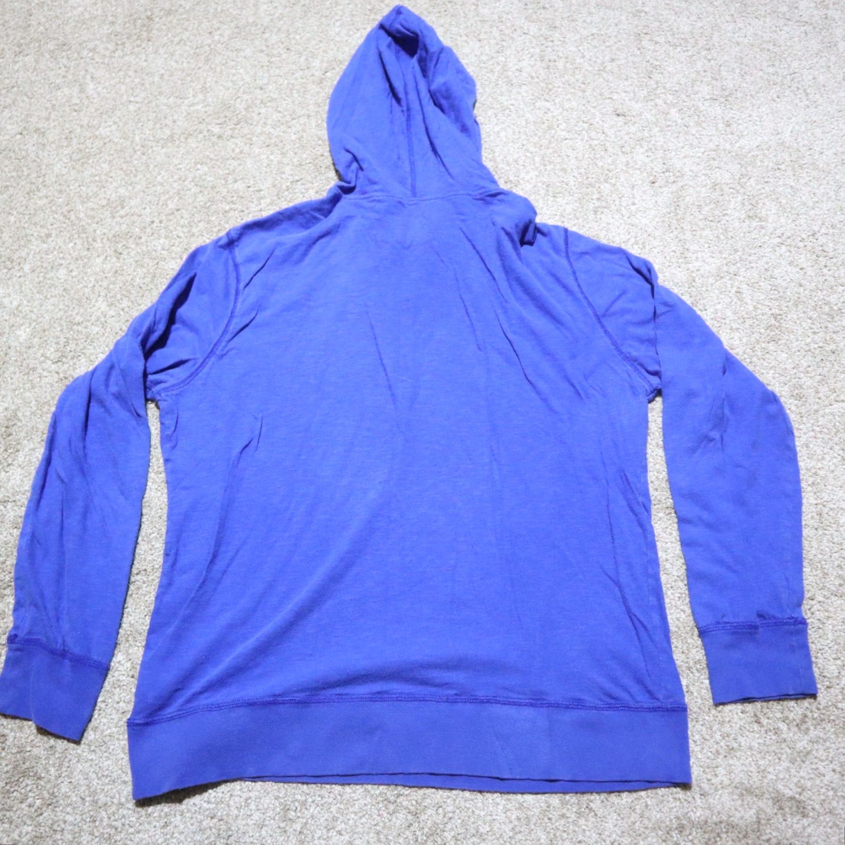 American Eagle Outfitters VINTAGE American Eagle AE Blue Athletics Pullover Hoodie Light Weight Womens Size Medium Size M / US 6-8 / IT 42-44 - 7 Thumbnail