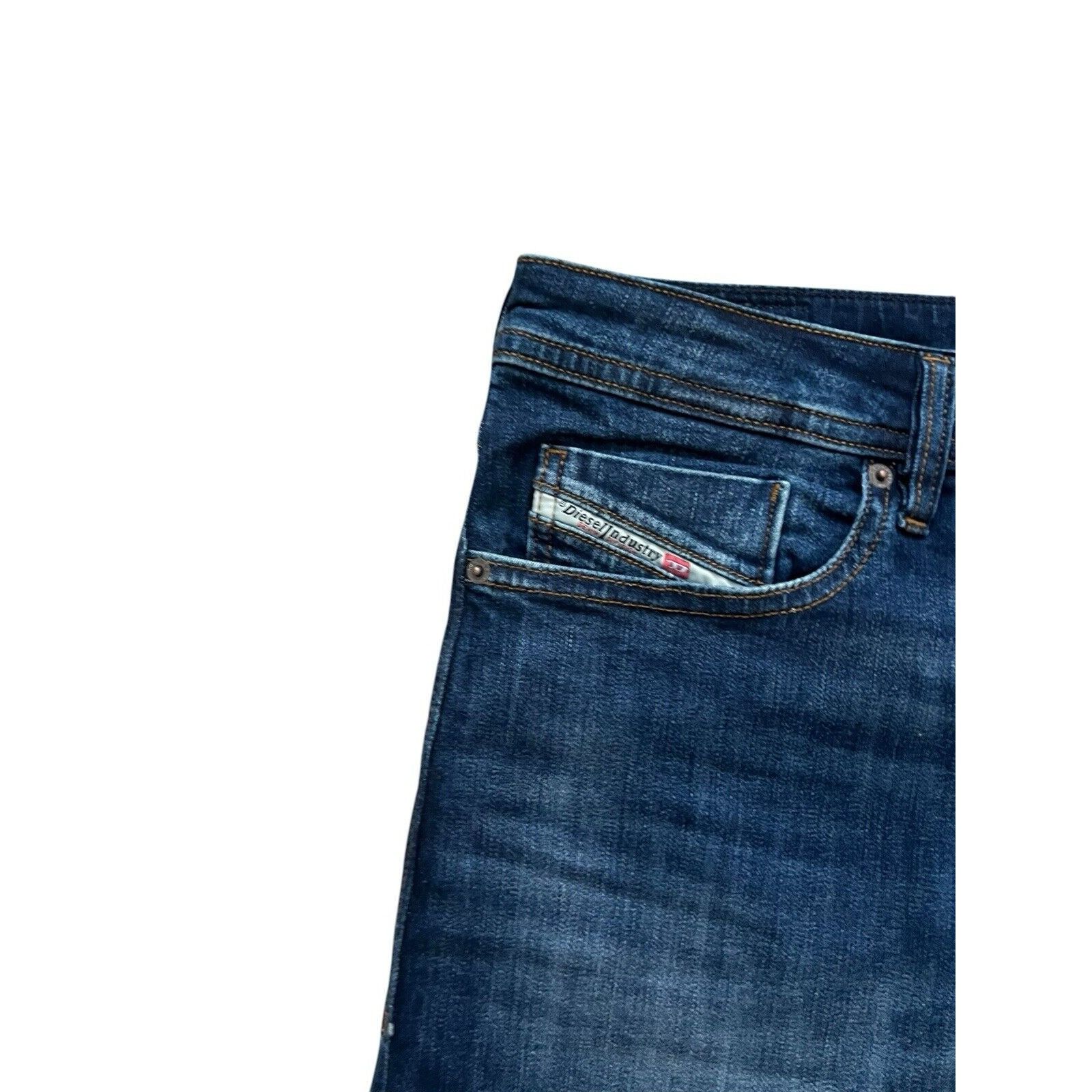 Diesel Diesel Mens Buster Tapered Jeans RB062 Blue $225 Size 32/30 Size US 32 / EU 48 - 5 Thumbnail
