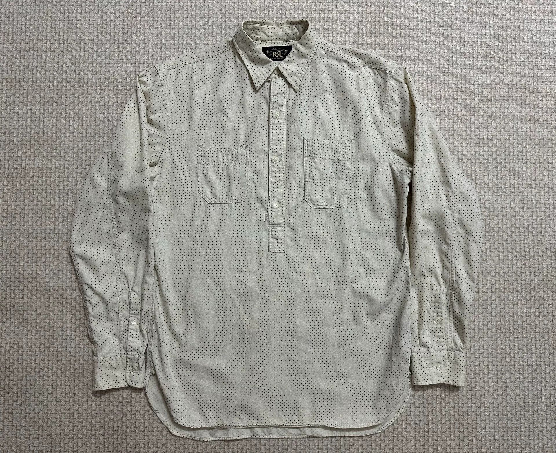 RRL Ralph Lauren RRL Double RL Polka Dot Pullover Work Shirt Size US S / EU 44-46 / 1 - 1 Thumbnail