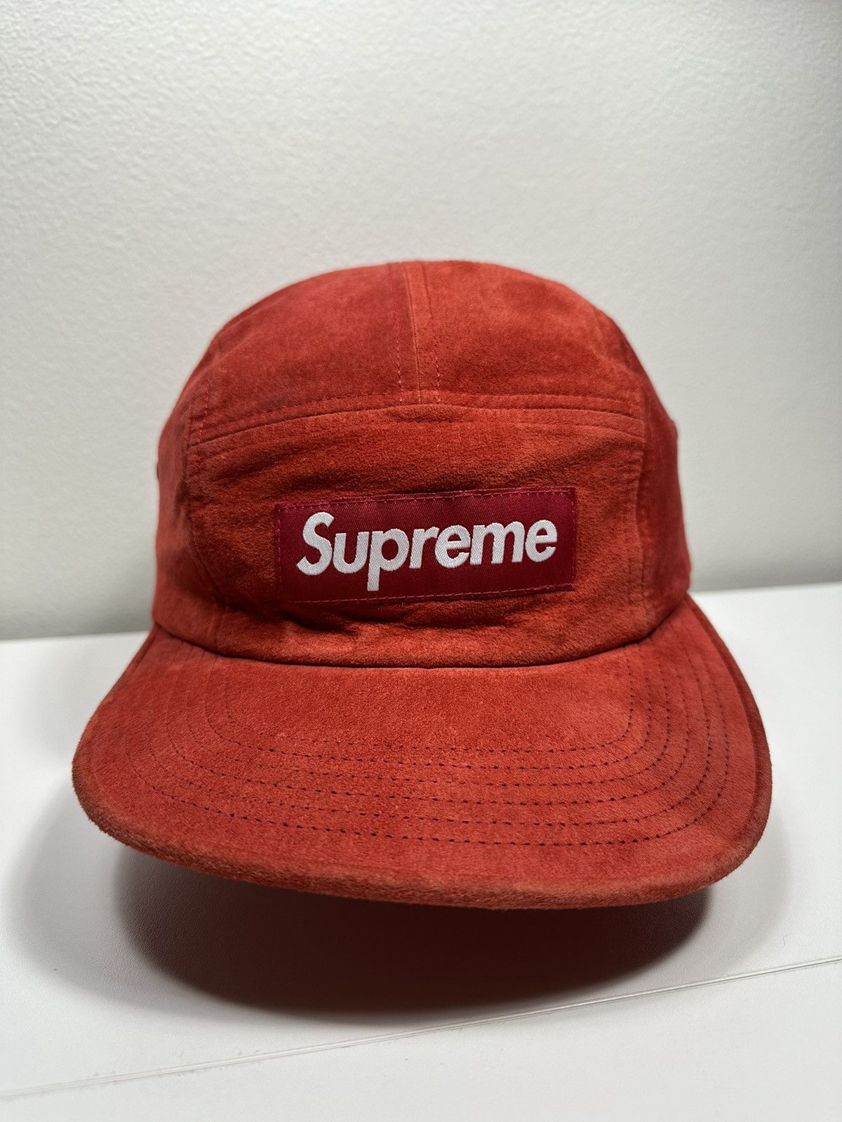 Supreme Supreme Suede Camp Cap Hat Size ONE SIZE - 1 Thumbnail