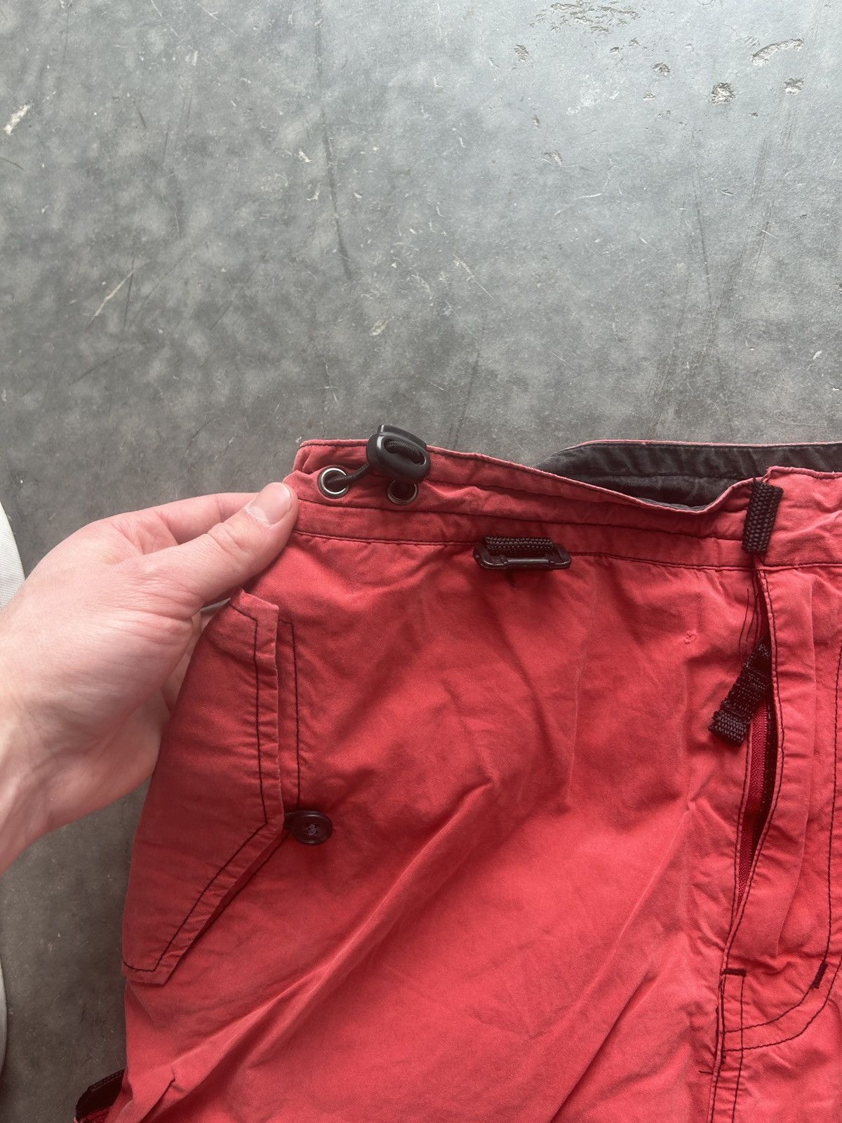 Vintage Vintage Y2K Plugg Nylon Cargo Shorts Size US 29 - 6 Thumbnail