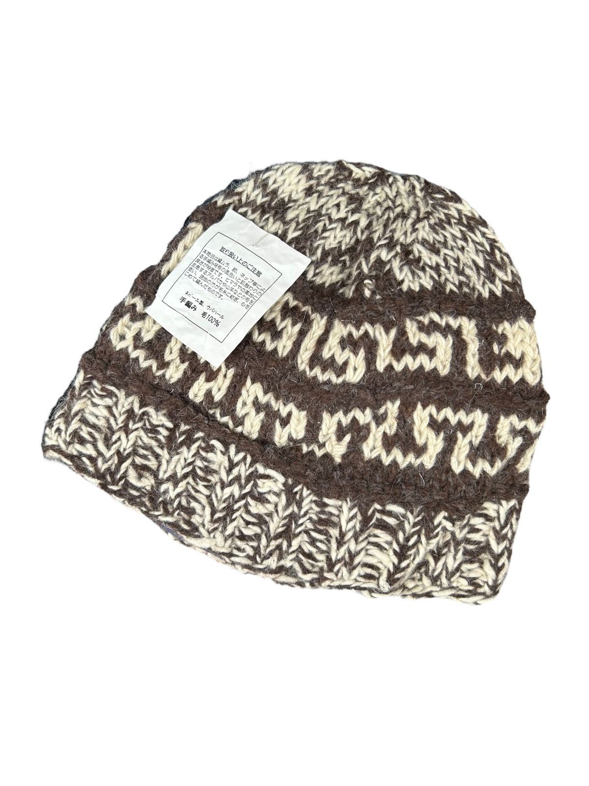 Japanese Brand × Kapital × Vintage Hippies style Crochet Knitted mohair Beanie Hats with tags Size ONE SIZE - 1 Thumbnail