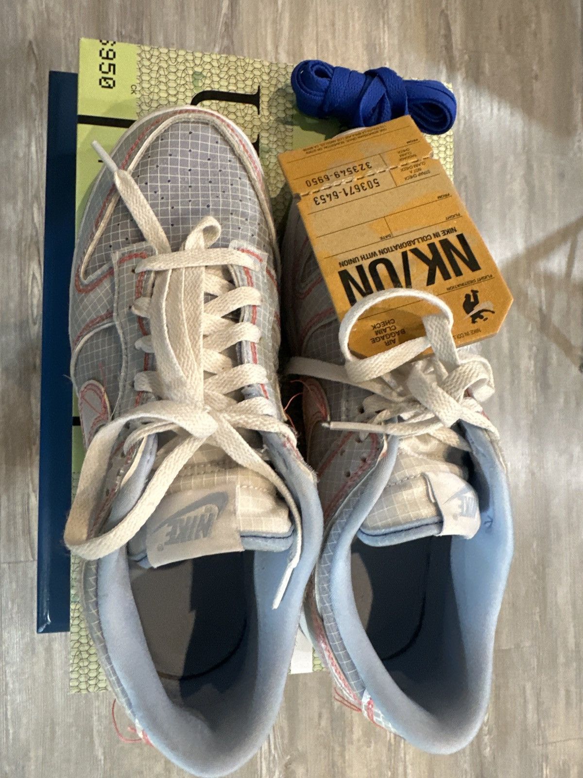 Nike Union LA x Dunk low passport pack - Argon Size US 7.5 / EU 40-41 - 7 Thumbnail