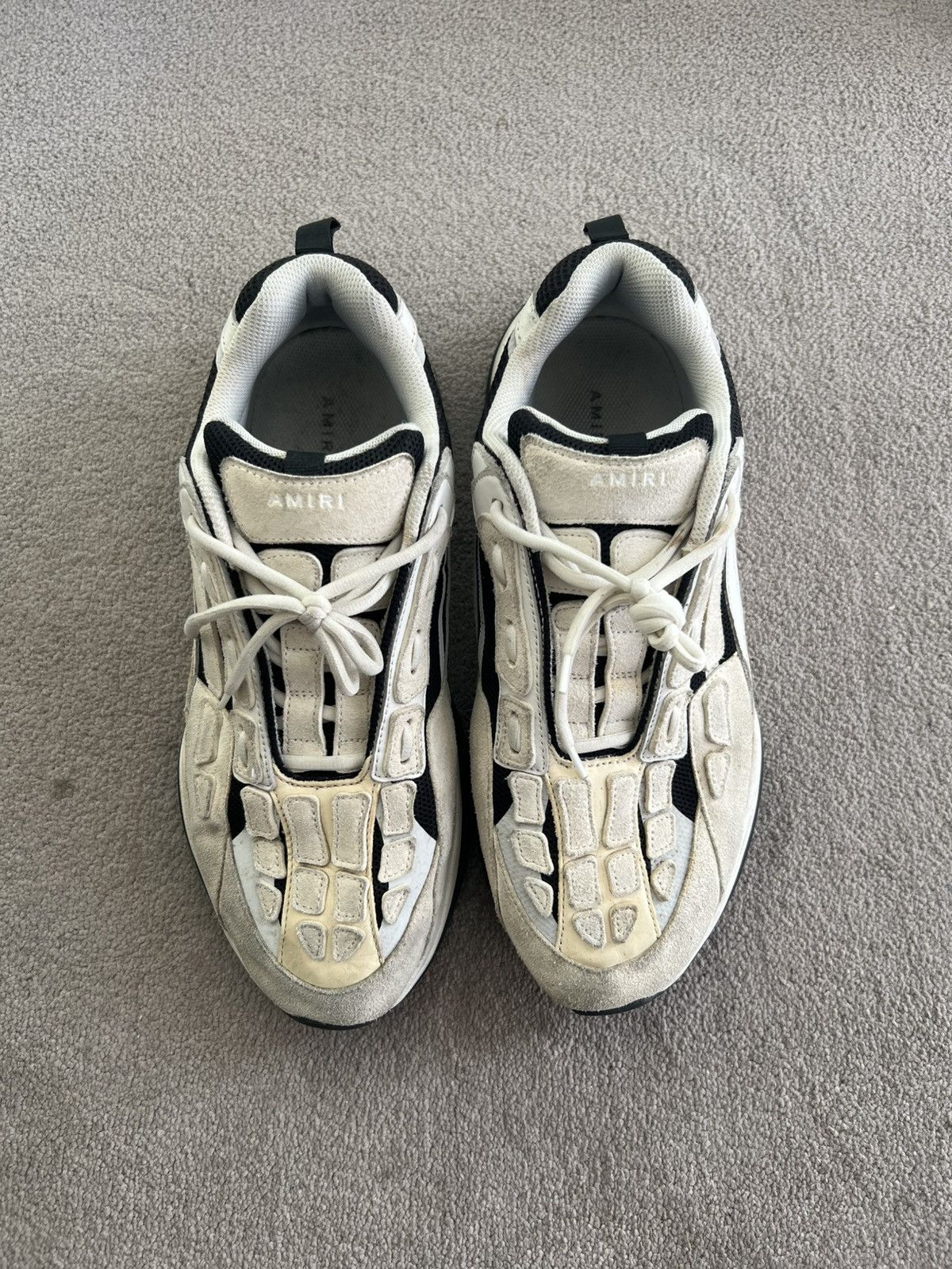 Amiri Amiri Bone Runner Size US 12 / EU 45 - 1 Thumbnail