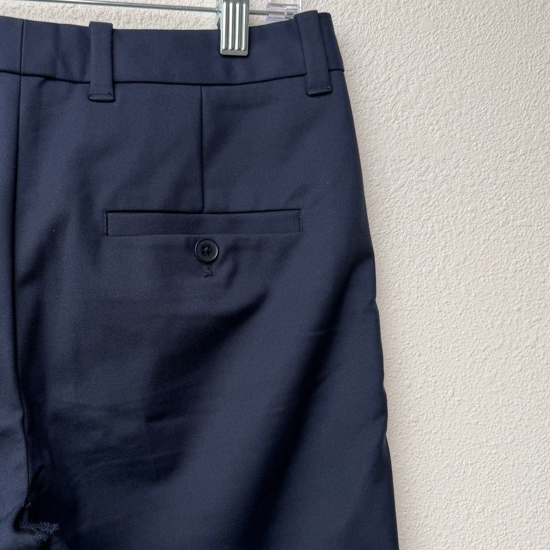 3.1 Phillip Lim 3.1 Phillip Lim Navy Blue Cropped Front Zip Trouser Pants 2 Size 26" / US 2 / IT 38 - 4 Thumbnail