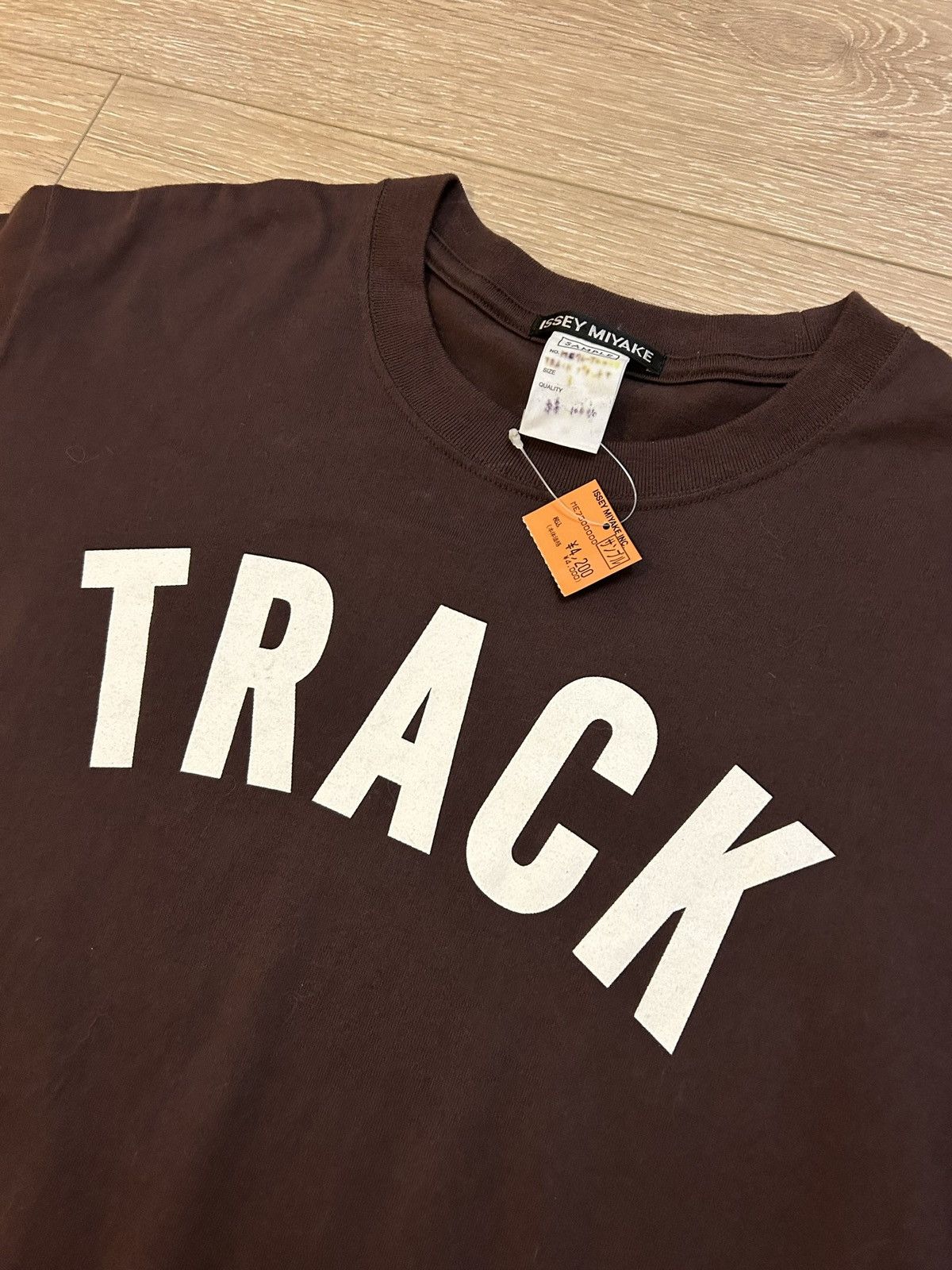 Issey Miyake TRACK sample tee Tops