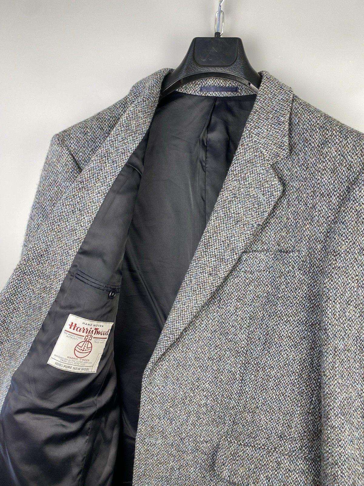 Harris Tweed Vintage Harris Tweed Pure Wool Blazer Jacket Size 42L - 17 Thumbnail