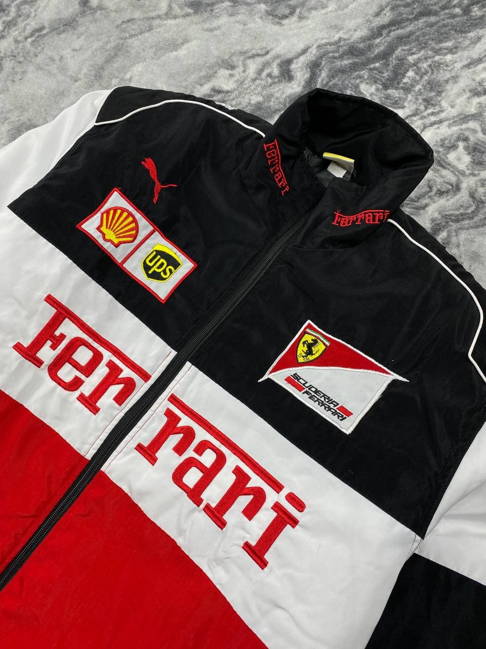 Ferrari Vintage Ferrari F1 Racing Team Bomber Jacket Big Logo Men Size US M / EU 48-50 / 2 - 2 Thumbnail