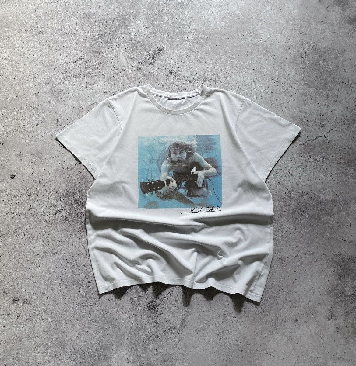 Nirvana KURT COBAIN NIRVANA "NEVERMIND" ALBUM BACKSTAGE GRUNGE BAND Size US L / EU 52-54 / 3 - 1 Thumbnail