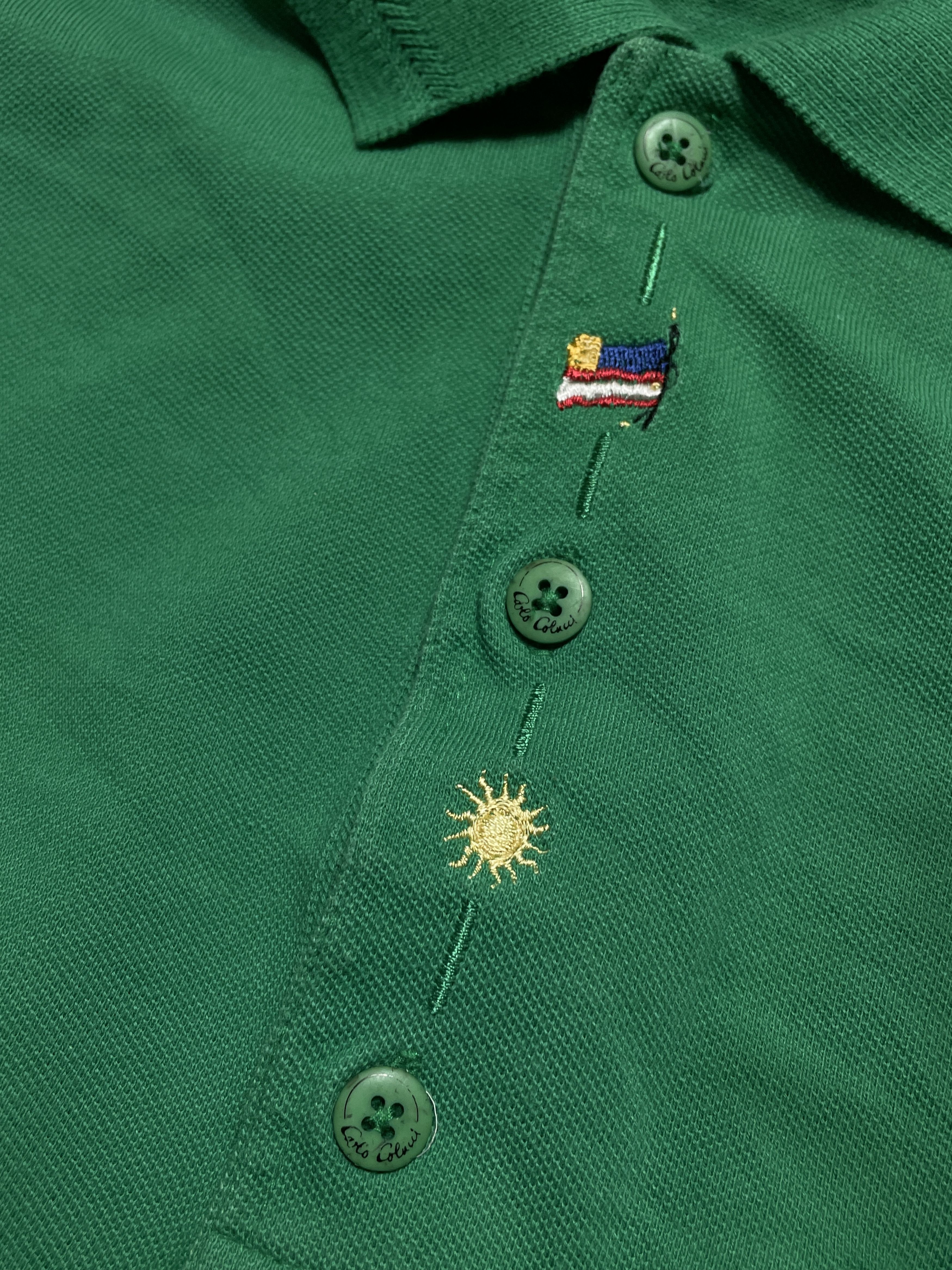 Carlo Colucci ❗️RARE❗️Carlo Colucci Vintage 90s Polo T-Shirt Size US XL / EU 56 / 4 - 4 Thumbnail