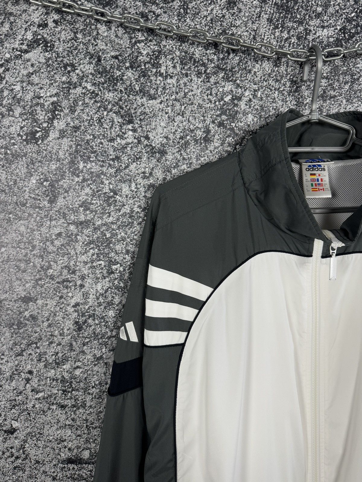 Adidas Adidas Vintage 90s Full Zip Track Jacket Streetwear Size XL Size US XL / EU 56 / 4 - 3 Thumbnail