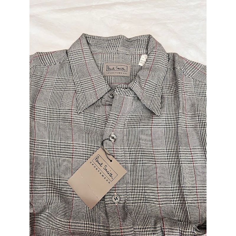 Paul Smith New Paul Smith Shirt Black Cream Red Plaid Button Down Shirt Size US M / EU 48-50 / 2 - 6 Thumbnail