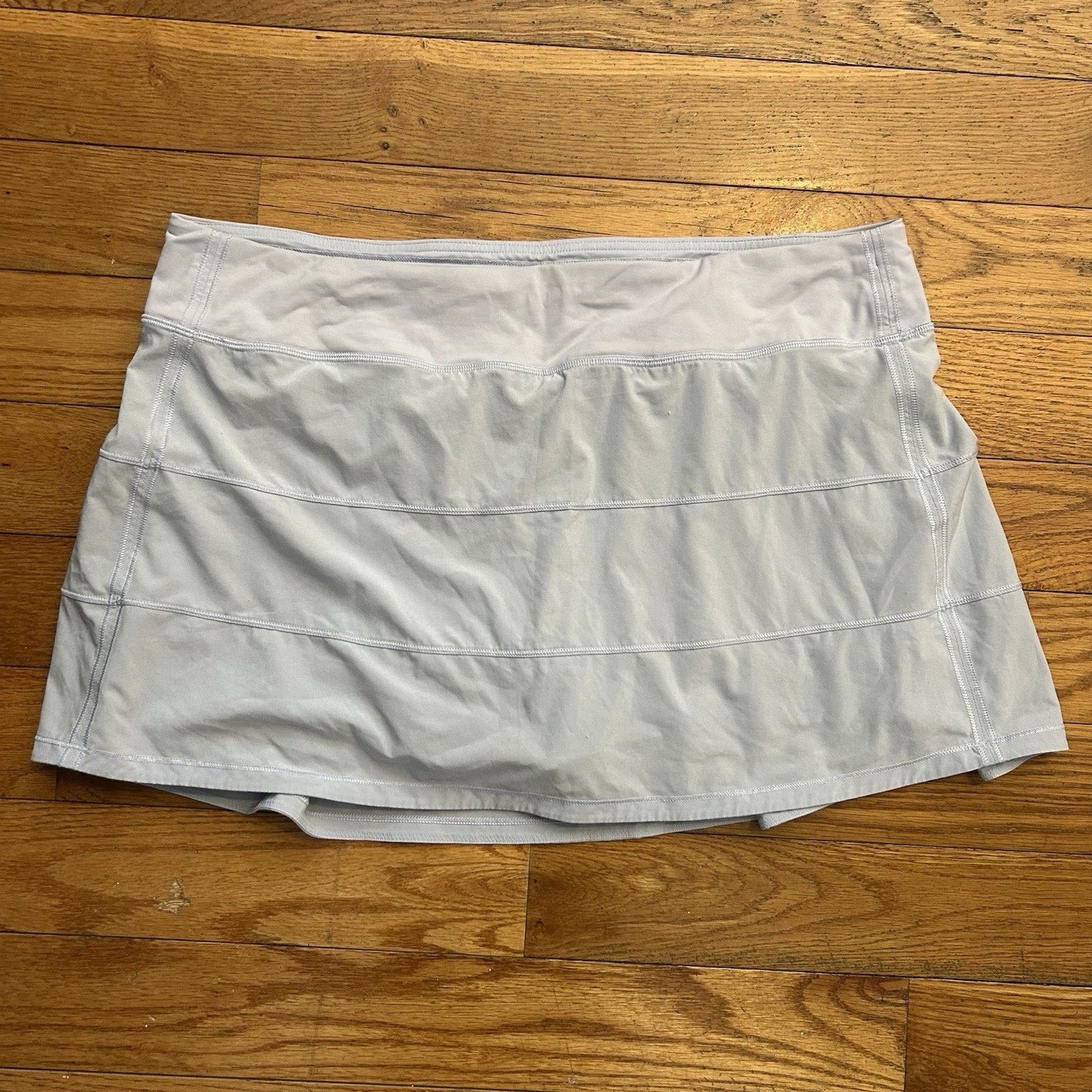 Lululemon Pace Rival Lined Athletic Performance Tennis Skirt Blue 14 Size 36" / US 14 / IT 50 - 1 Thumbnail