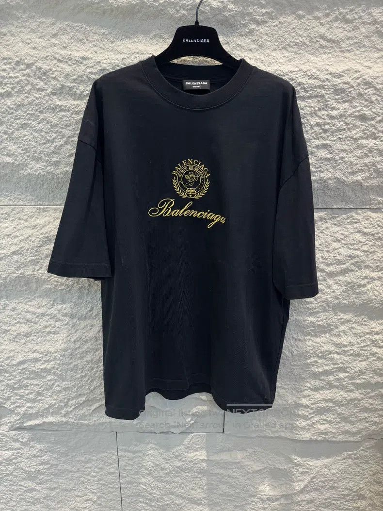 Balenciaga Balenciaga Logo Letter Printed Short Sleeve T-Shirt Size US XS / EU 42 / 0 - 1 Thumbnail