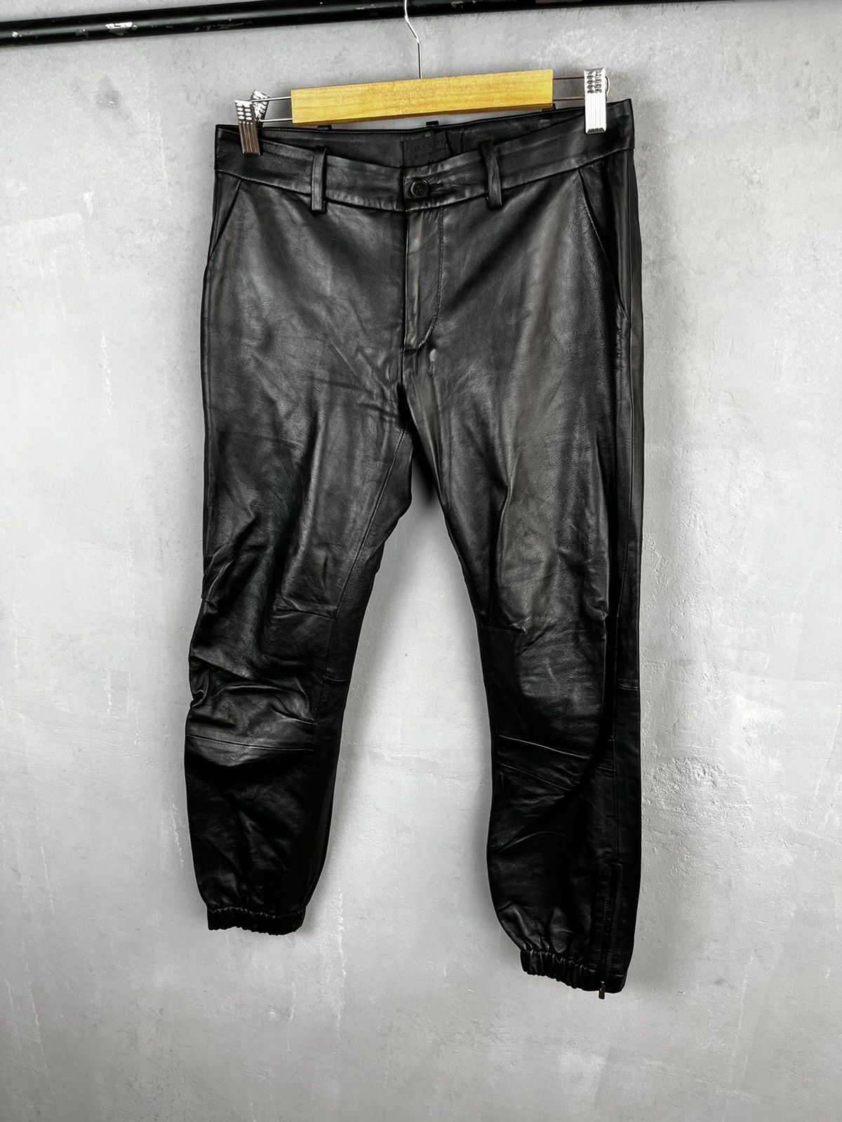 Leather × Nili Lotan NILI LOTAN - "FRENCH MILITARY" LAMBSKIN Brown LEATHER PANTS Size 25" / US 0 / IT 36 - 7 Thumbnail