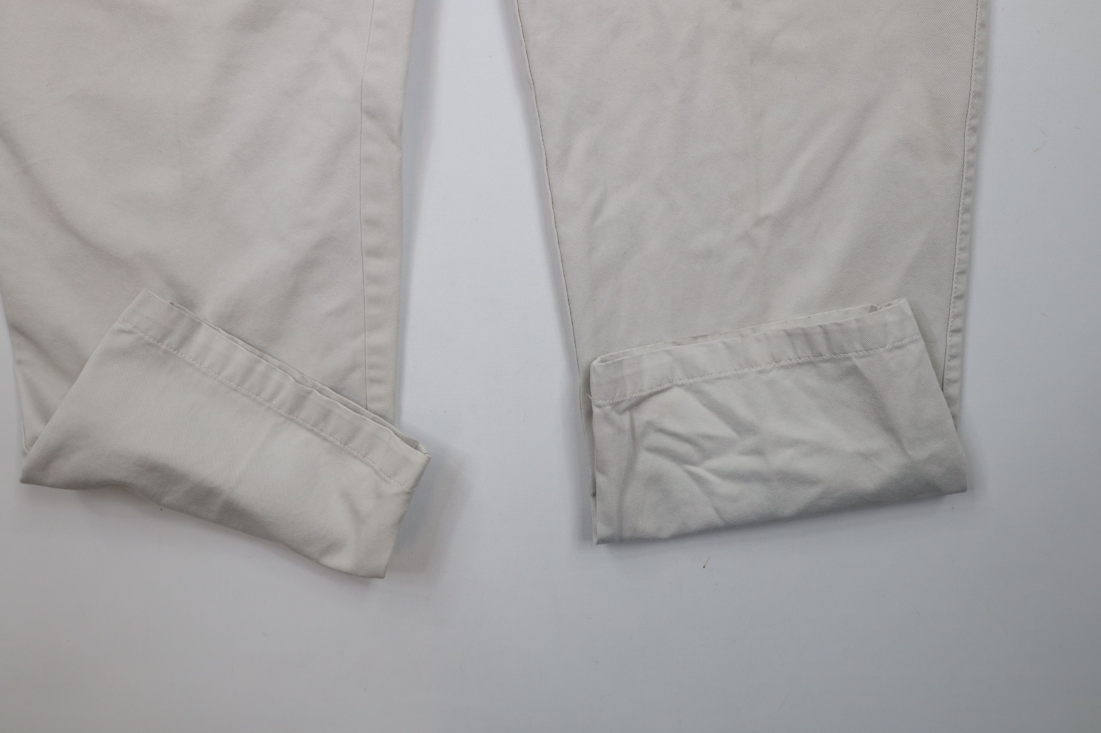 Ralph Lauren × Vintage Vintage 90s Chaps Ralph Lauren Chino Pants Trousers Beige Size US 36 / EU 52 - 5 Thumbnail