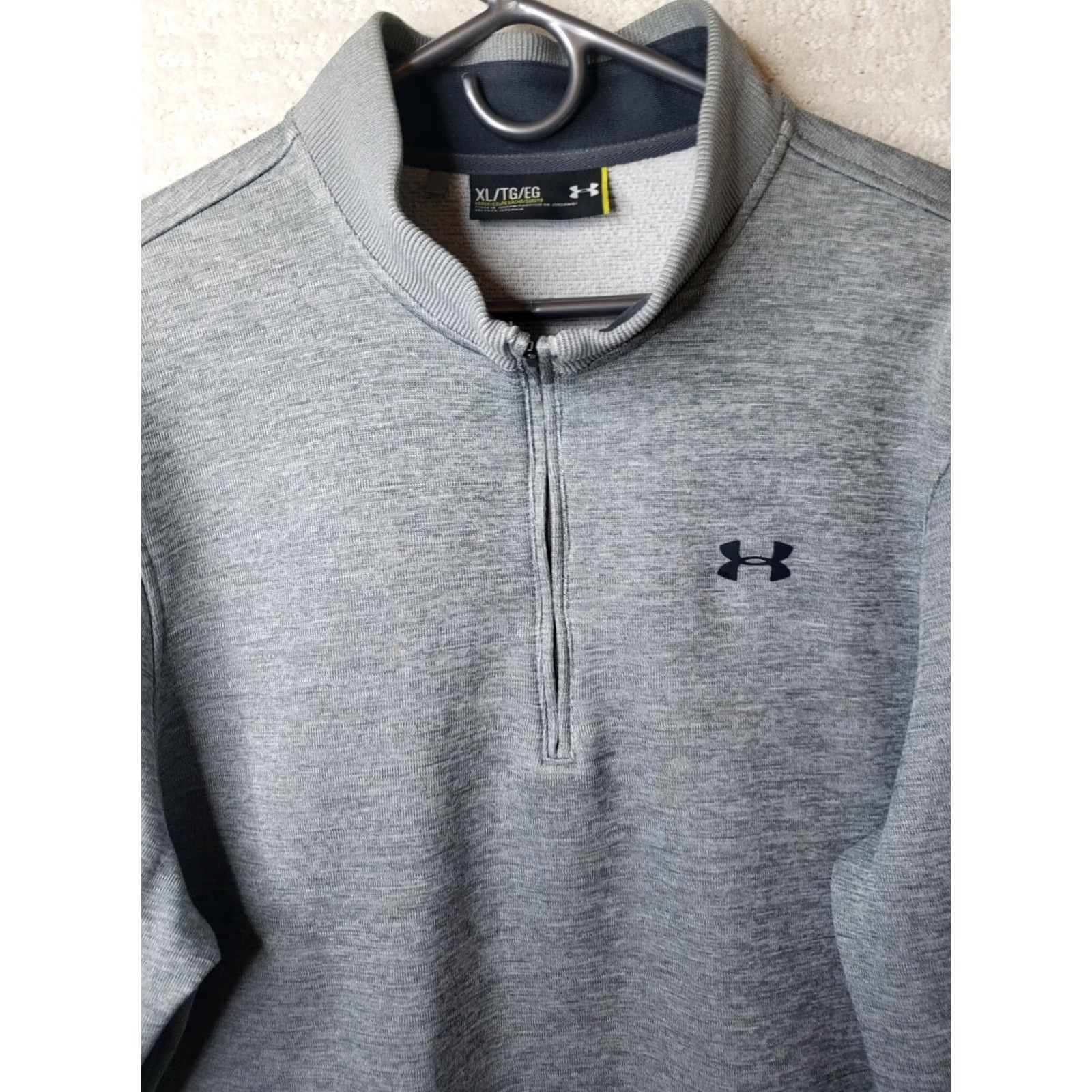 Under Armour Under Armour Heatgear Loose Fit 1/4 Zip Pullover Sweat Shirt Jacket XL Men Gray Size US XL / EU 56 / 4 - 4 Thumbnail