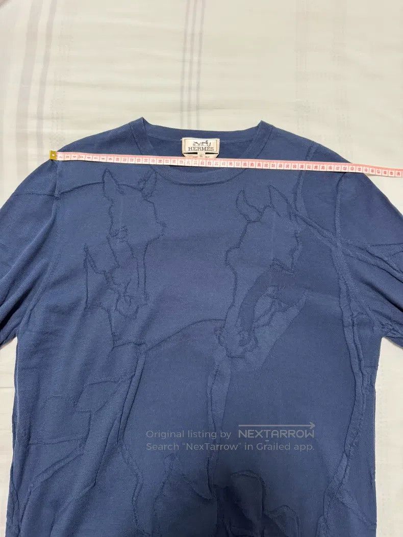 Hermes Hermes Knitted short-sleeved top, unisex, XL size, 3D embo Size US XL / EU 56 / 4 - 3 Thumbnail