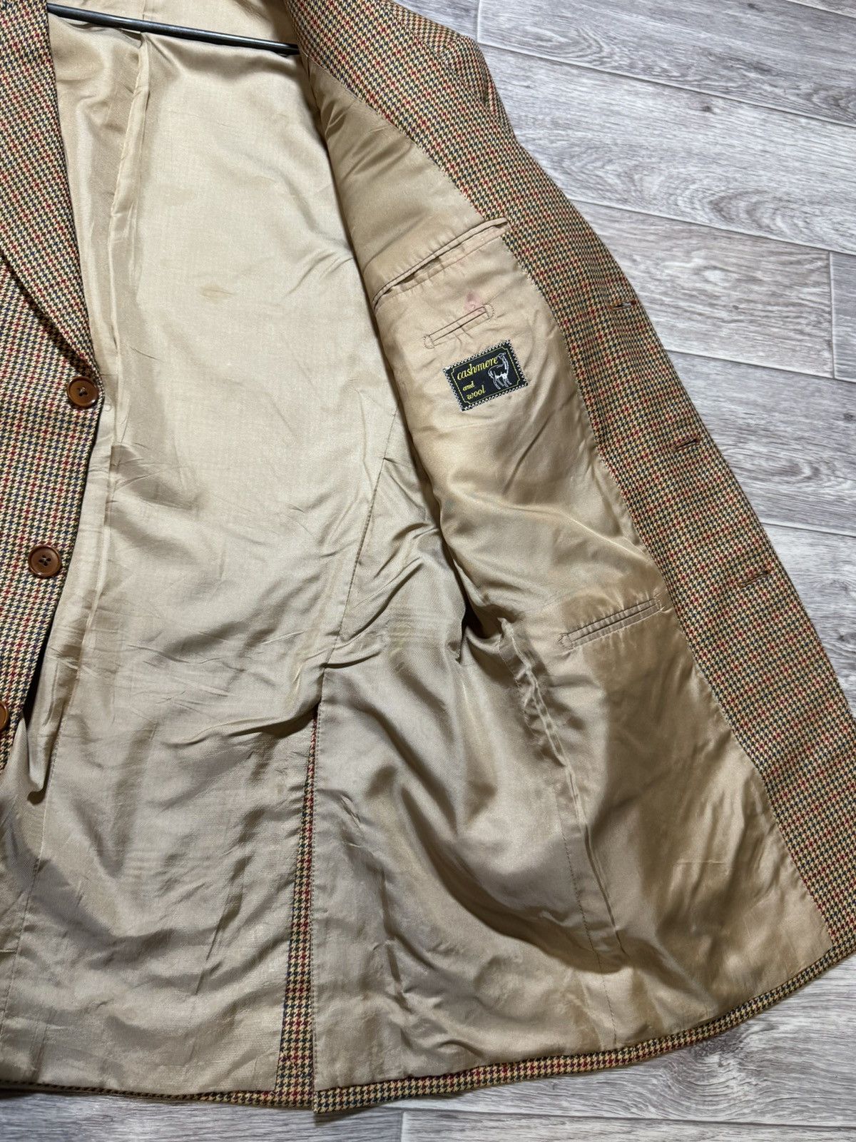 Yves Saint Laurent Yves Saint Laurent YSL Cashmere Wool Blazer Jacket Vintage Size 42R - 6 Thumbnail