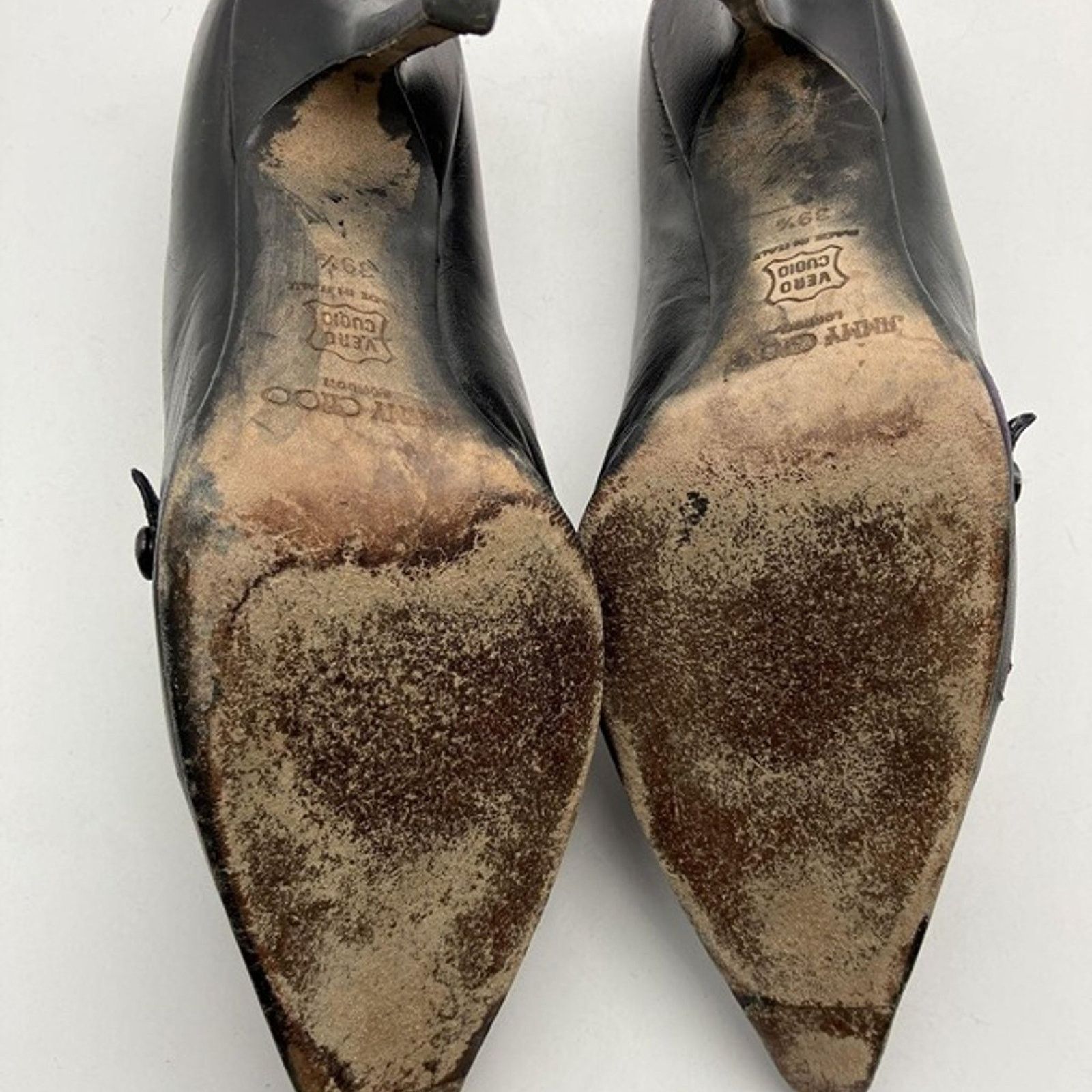 Jimmy Choo Jimmy Choo Leather Pumps Women's Size US9, IT39.5 Size US 9 / IT 39 - 4 Thumbnail