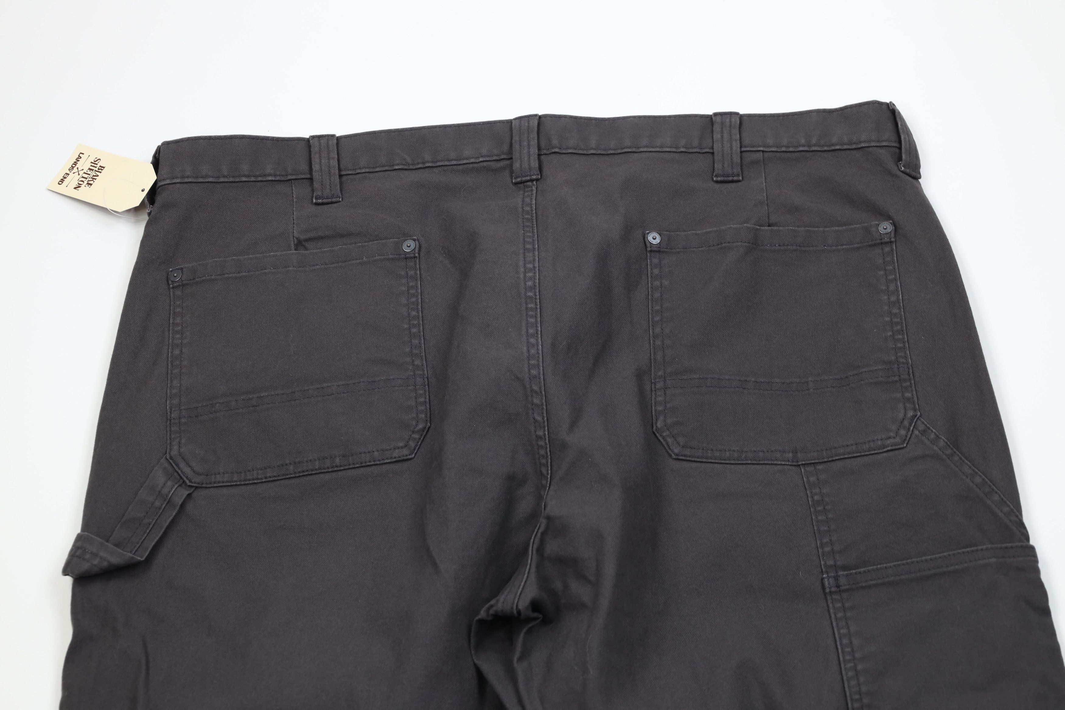 Lands' End New Lands End x Blake Shelton Wide Leg Dungaree Pants Gray Size US 34 / EU 50 - 9 Thumbnail