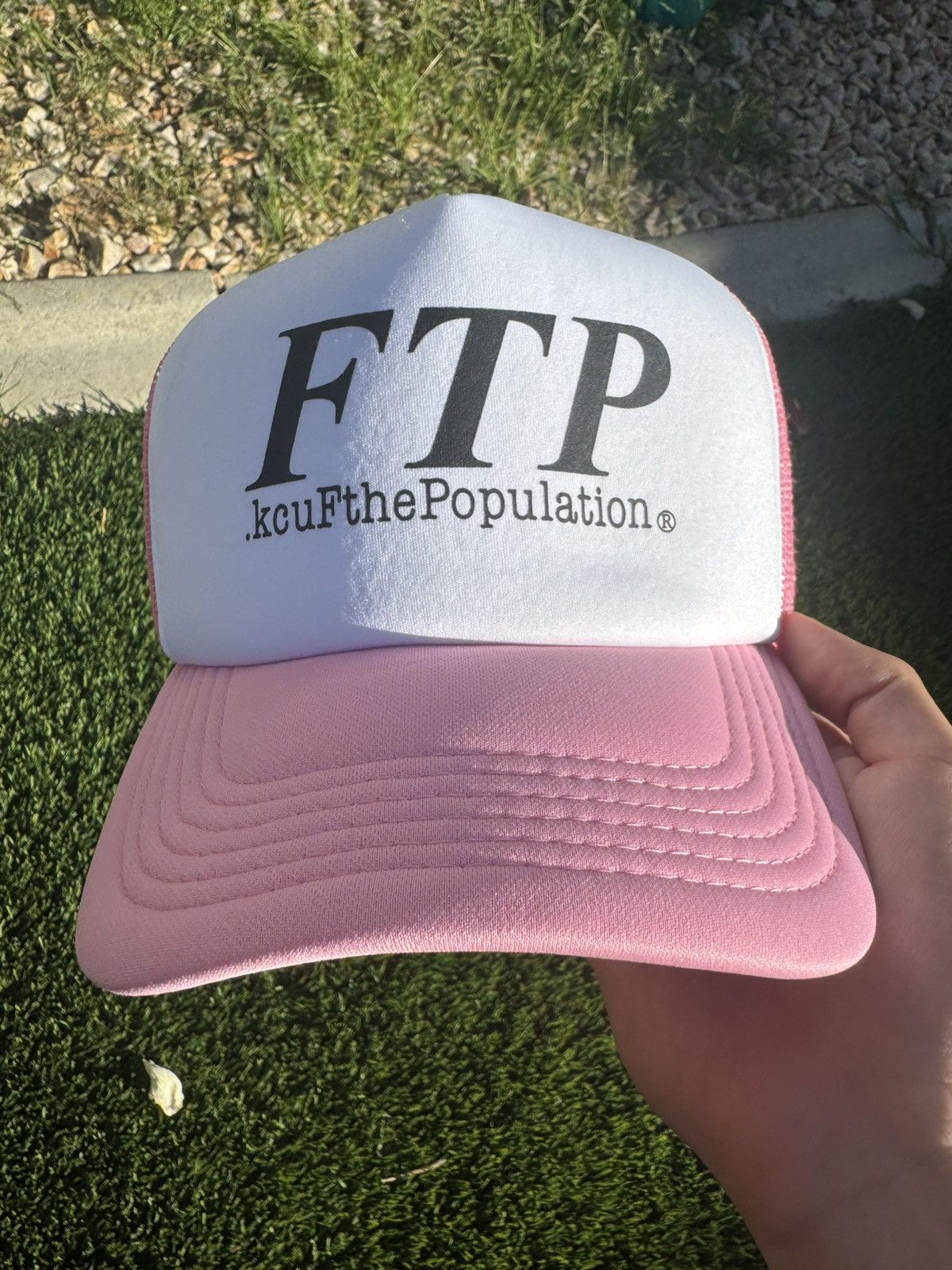 Fuck The Population FTP Smiley Face Hat | Grailed