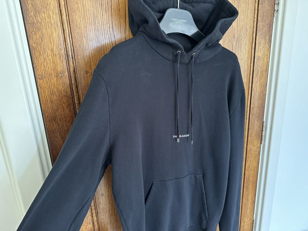 Saint Laurent Paris $990 🤑 Saint Laurent Rive Gauche logo black hoodie Small Size US S / EU 44-46 / 1 - 15 Thumbnail