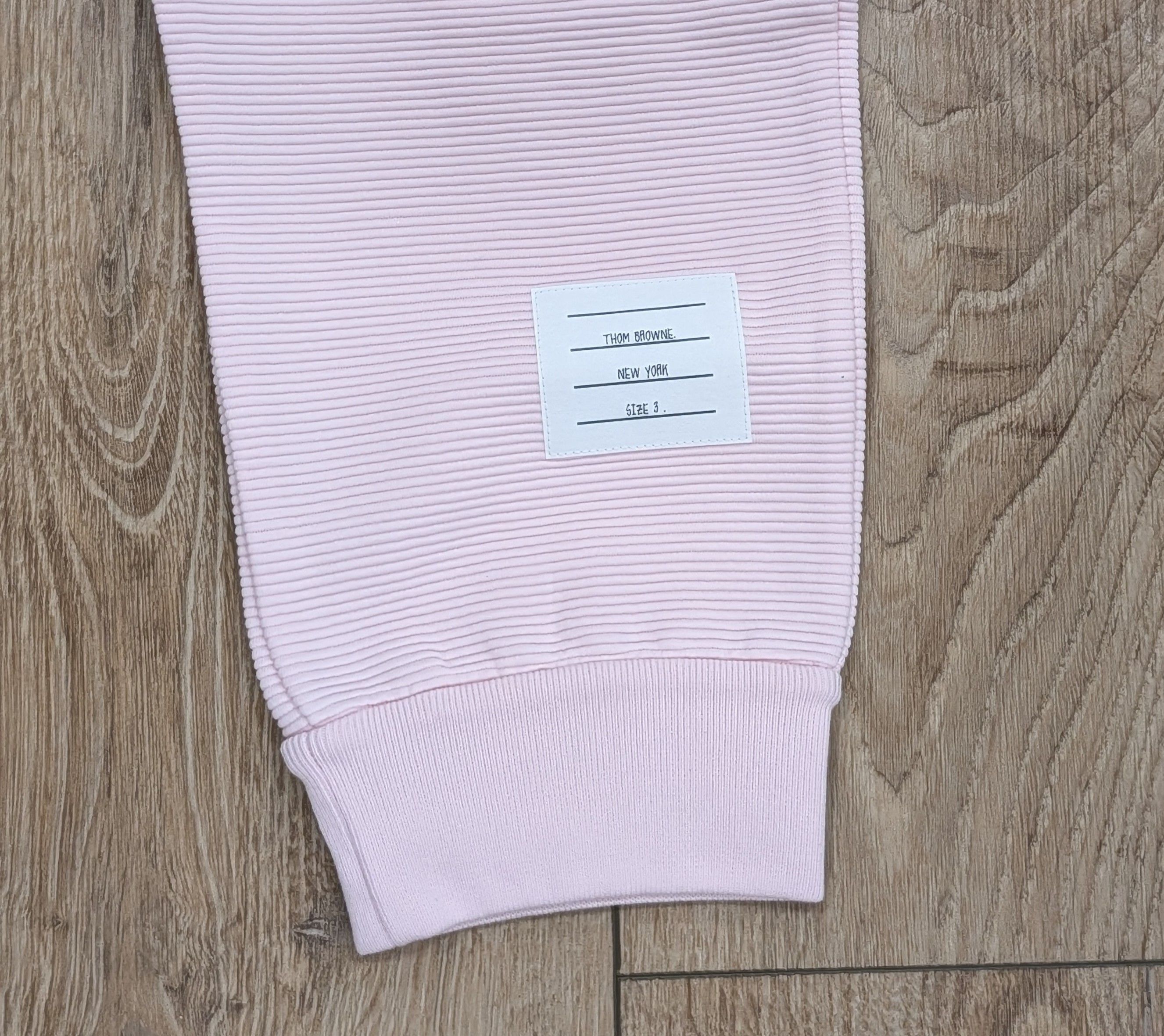 Thom Browne THOM BROWNE 4 Bar Cotton Jogger Pants Light Pink 3 - Large Size US 34 / EU 50 - 7 Thumbnail