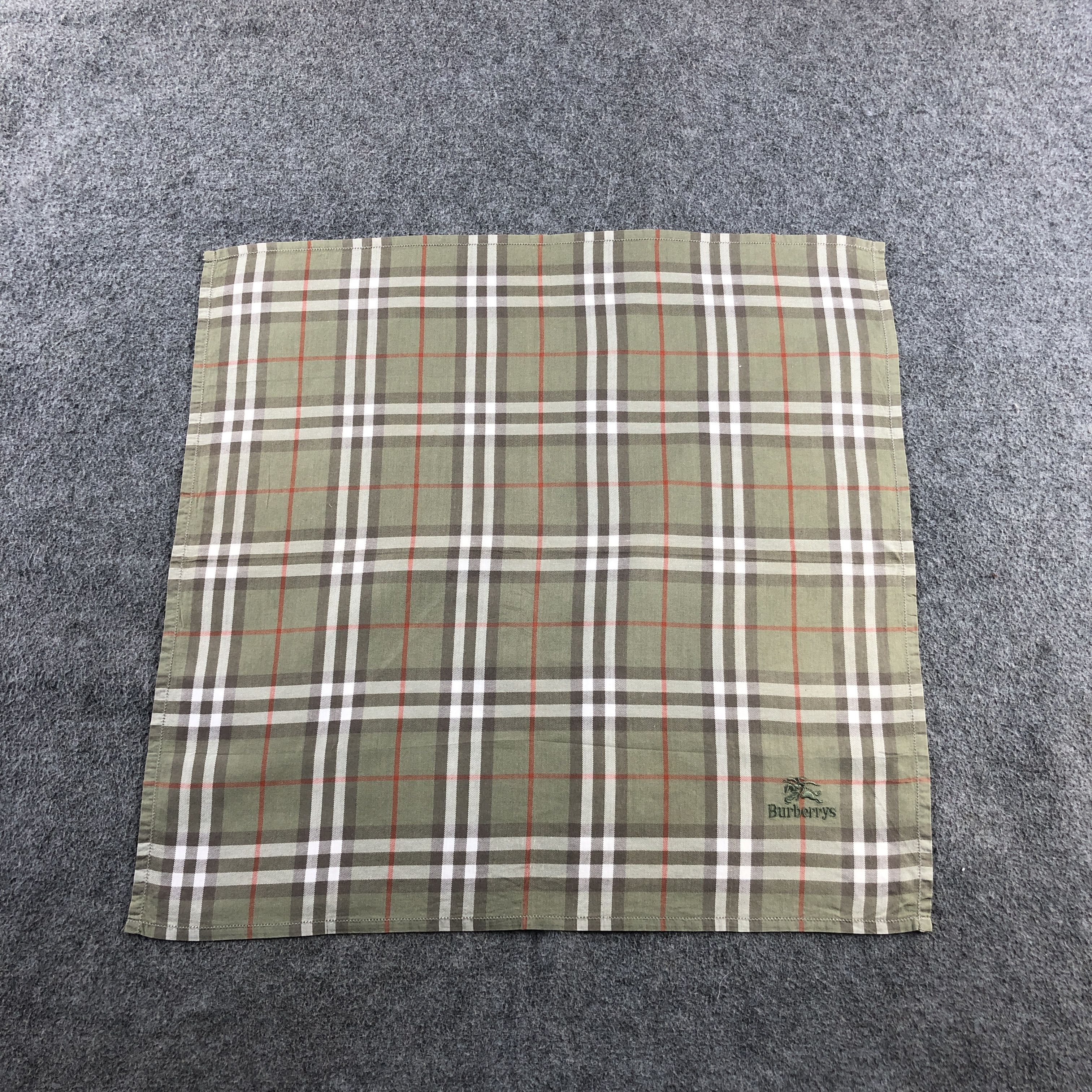 Burberry Burberry Nova Check Handkerchief Neckerchief Bandana H2724 Size ONE SIZE - 2 Thumbnail