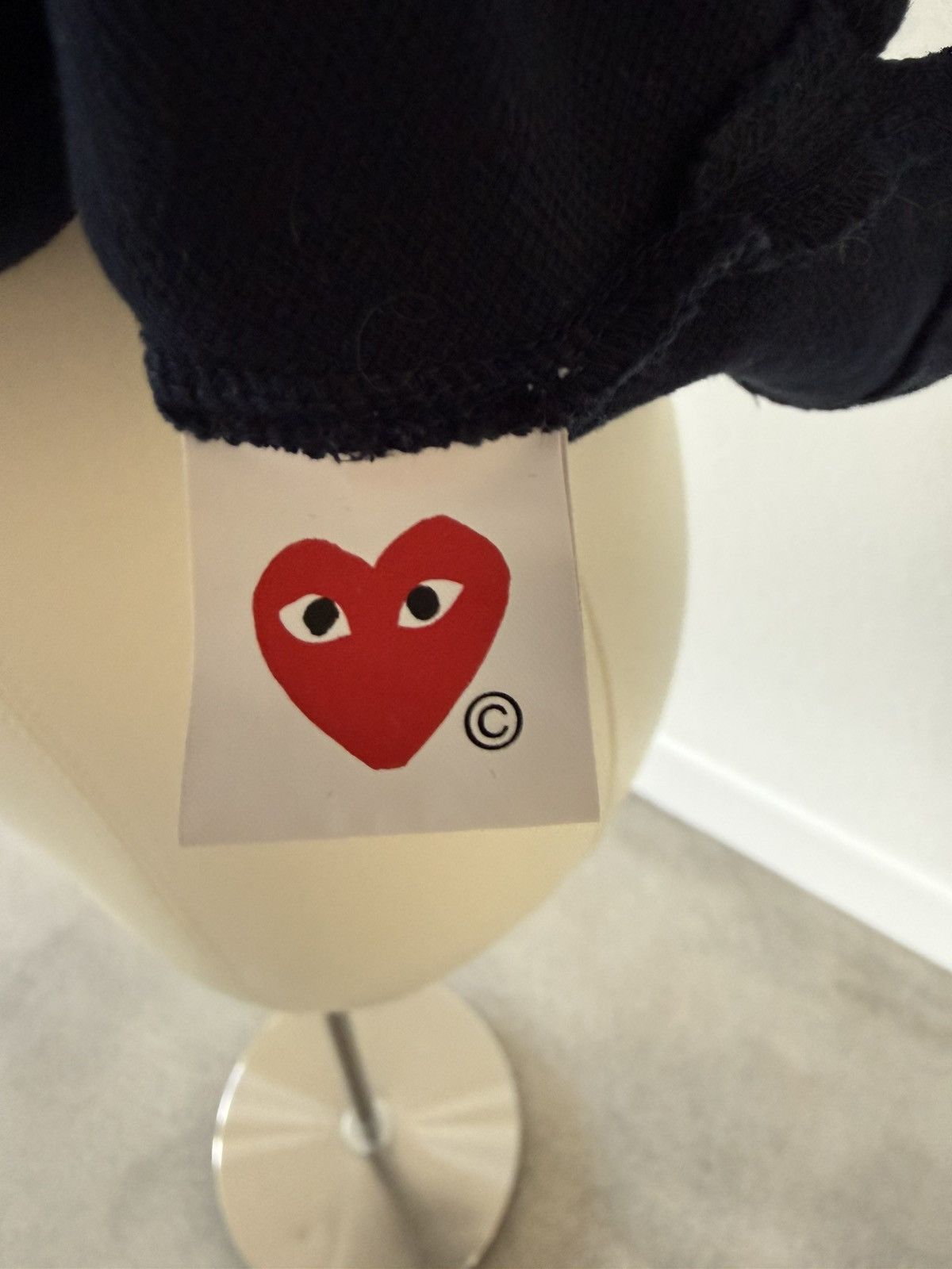 Comme des Garcons PLAY Navy Play Polo Size US XL / EU 56 / 4 - 6 Thumbnail