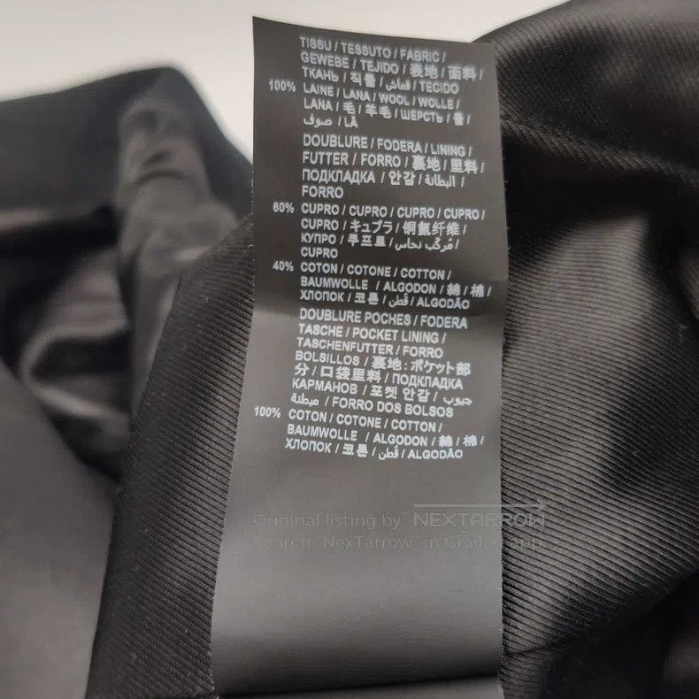 Saint Laurent Paris Saint Laurent Paris Black Wool Double-Breasted Coat Size S / US 4 / IT 40 - 6 Thumbnail