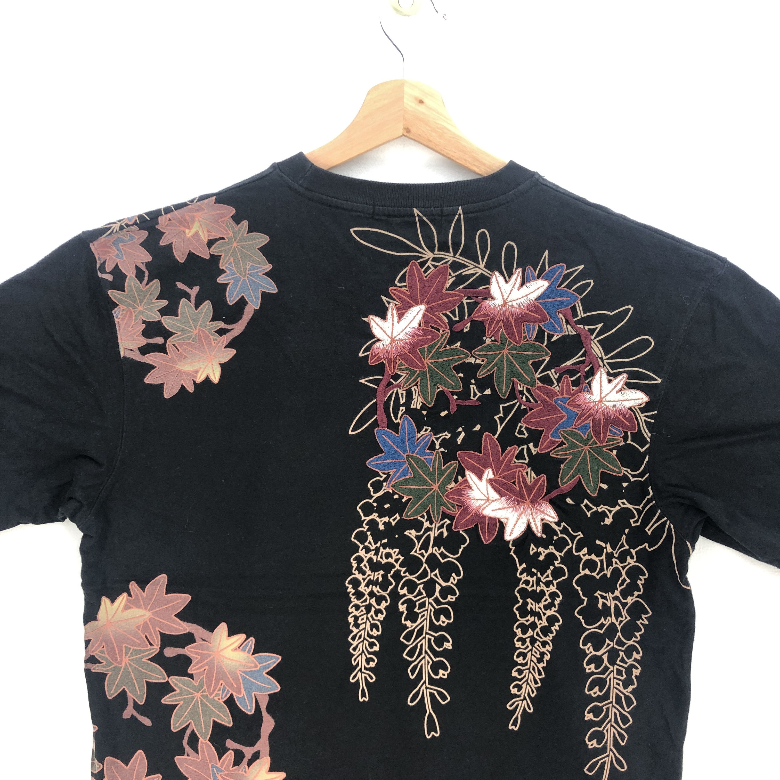 Japanese Brand Vintage Japanese Sakura T Shirt Embroidery Sakura Tees Size US XL / EU 56 / 4 - 4 Thumbnail