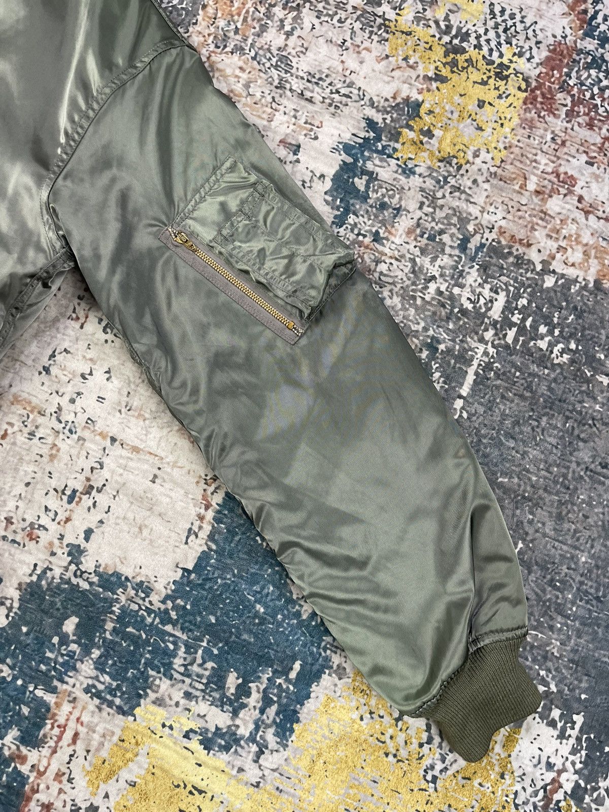 Vintage Houston Military Jumper Field Pile Bomber Jacket Size US M / EU 48-50 / 2 - 4 Thumbnail