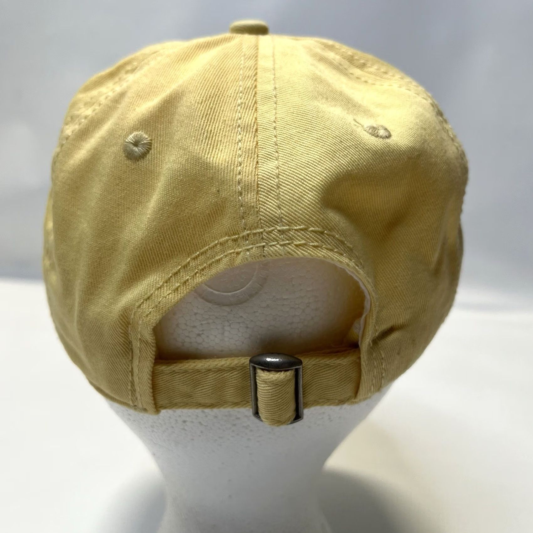 Vintage Kate Landry Beach Hat Yellow Blue Dragonfly Embroidered Adjustable Strap Women Size ONE SIZE - 5 Thumbnail