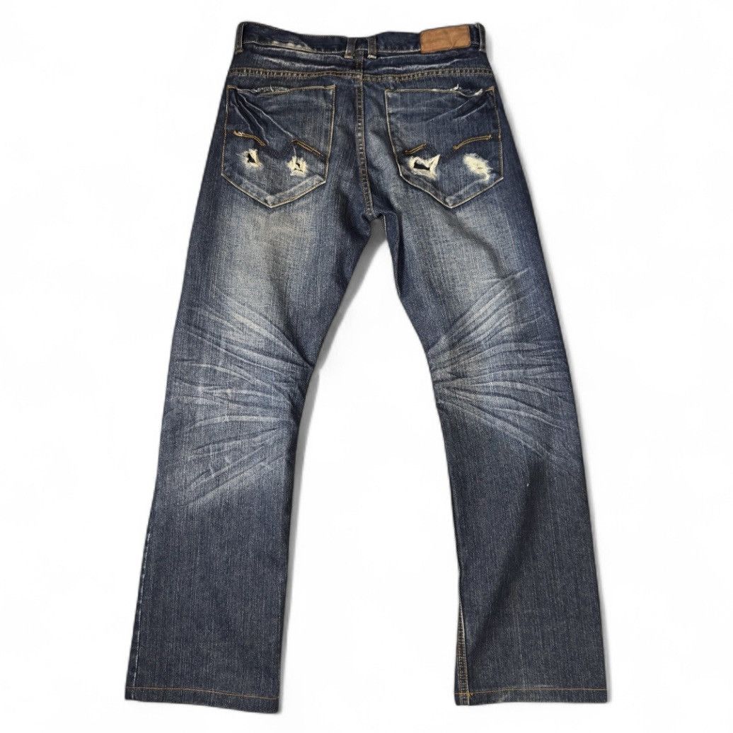 Dsquared2 🔥 Thrashed Dsquared Distressed Y2K Grunge Punk Denim Size US 30 / EU 46 - 2 Thumbnail