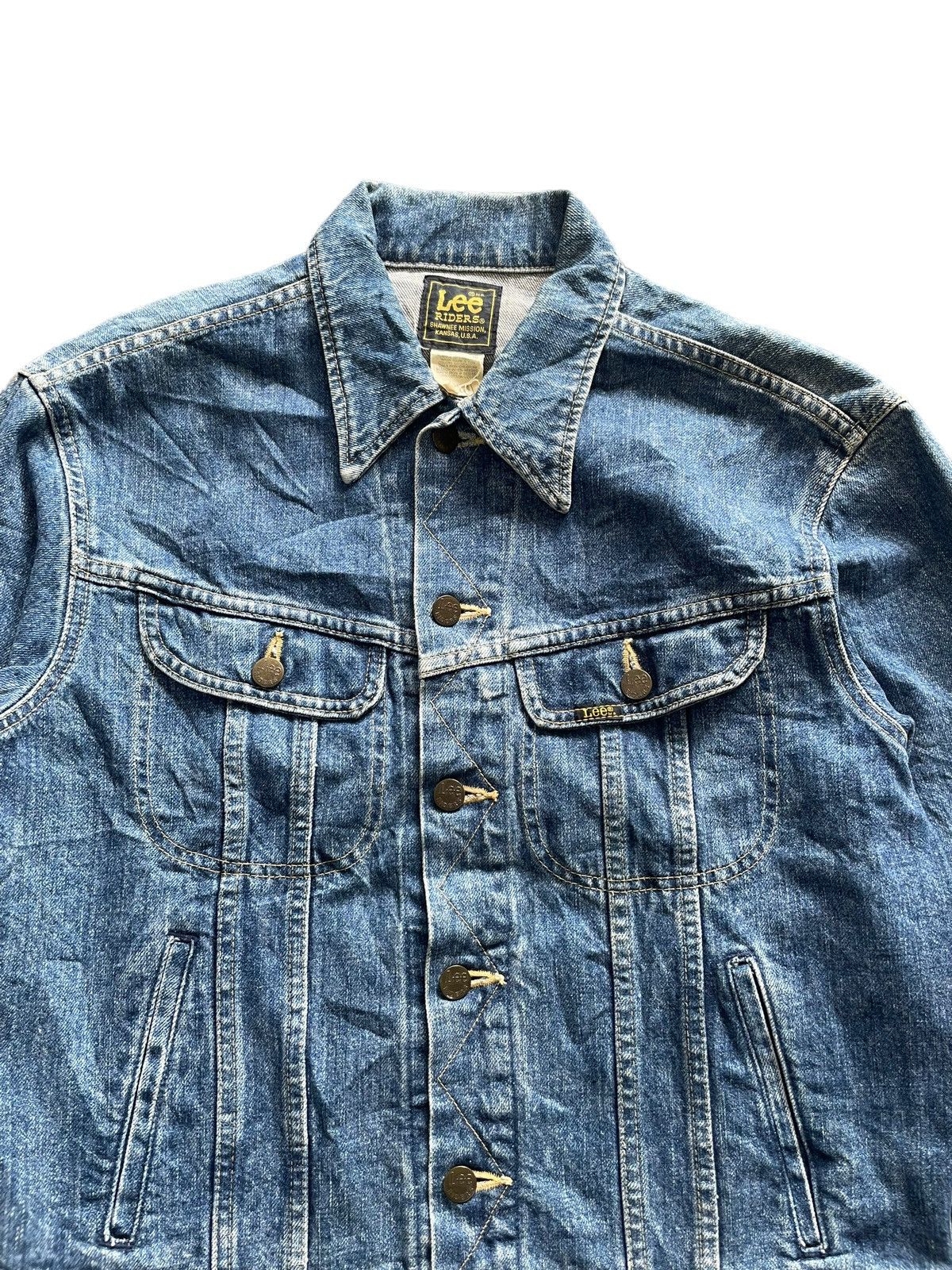 Other Vintage 90’s Lee Riders Denim Jacket Size US L / EU 52-54 / 3 - 3 Thumbnail