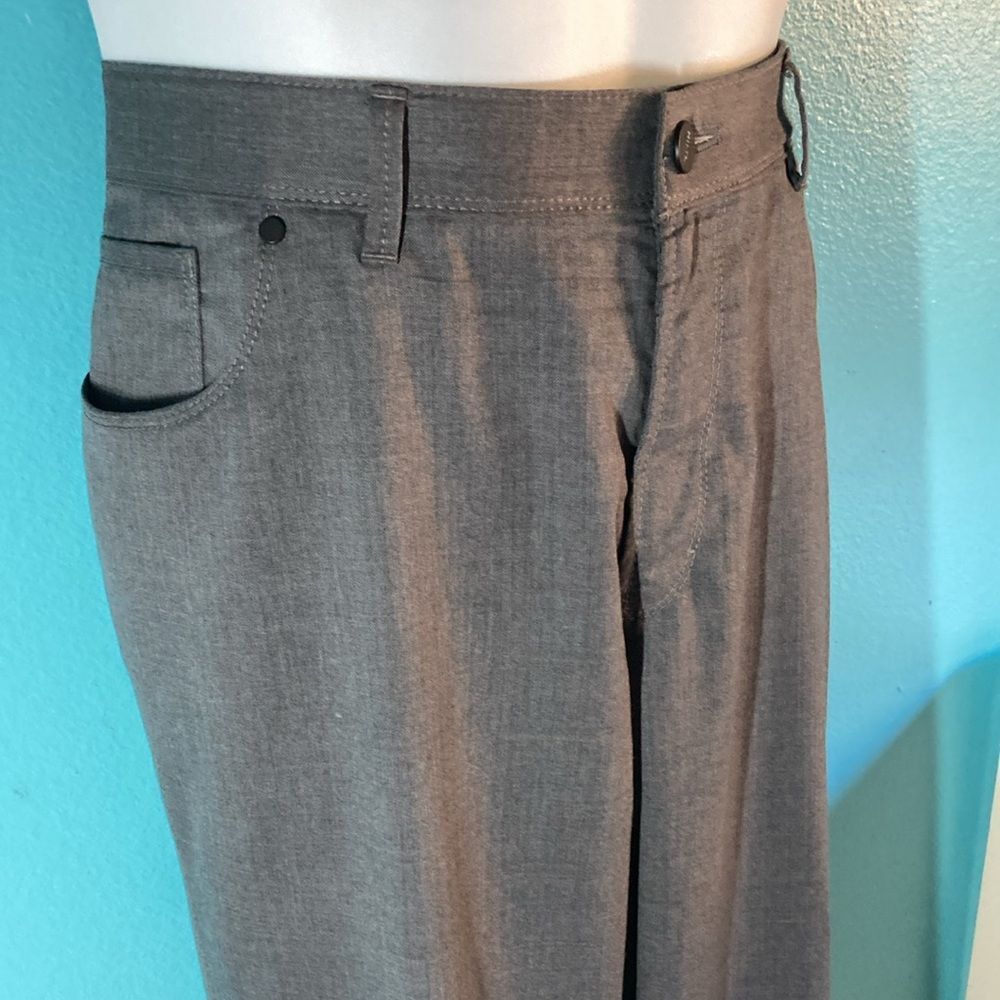 Hiltl HILTL Mens Gray Wool Pants Straight Leg Casual Style 42" W Size US 42 / EU 58 - 8 Thumbnail
