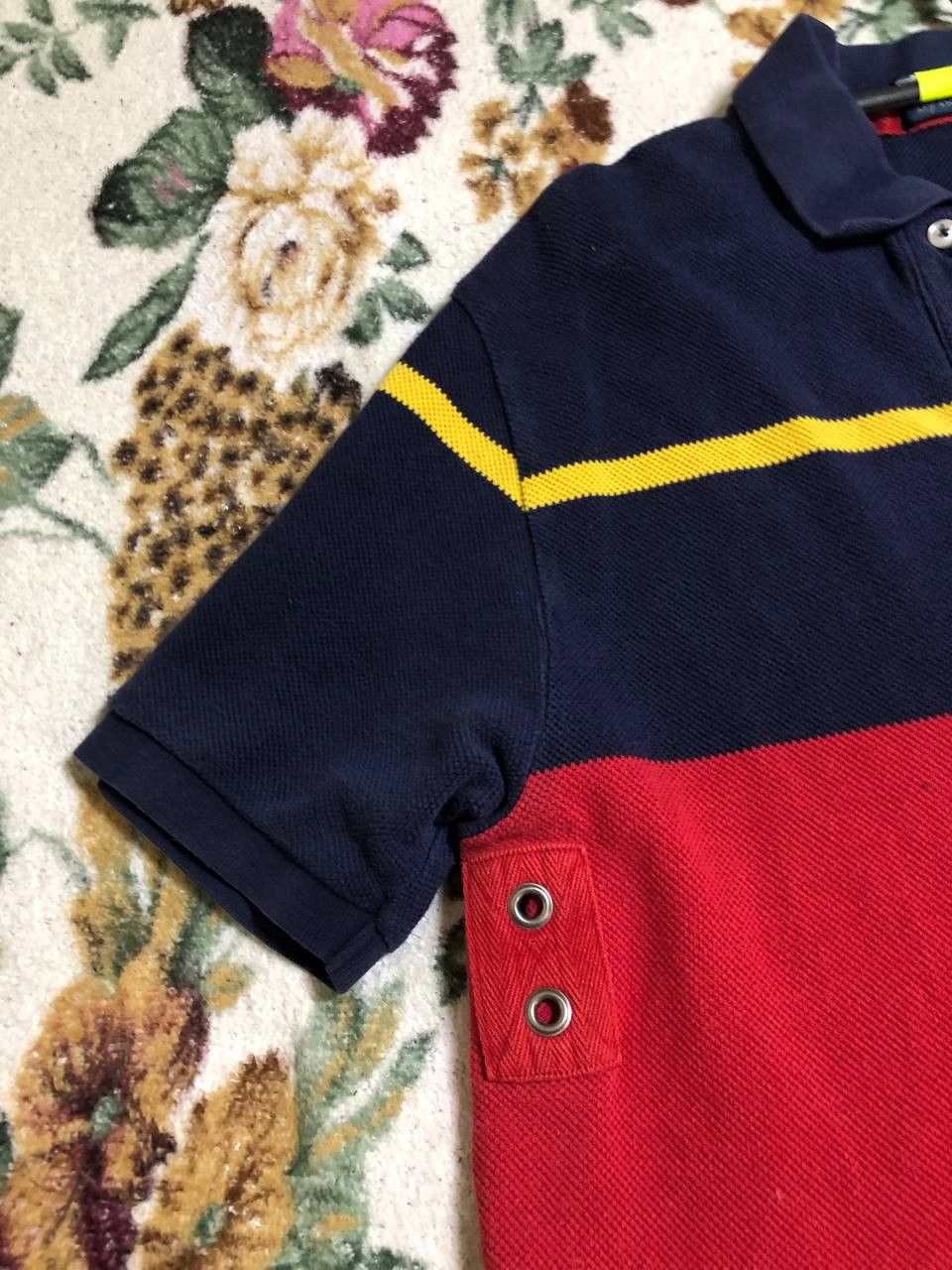 Polo Ralph Lauren Vintage Y2K Polo Ralph Lauren Stripped Polo Tee Size US M / EU 48-50 / 2 - 4 Thumbnail