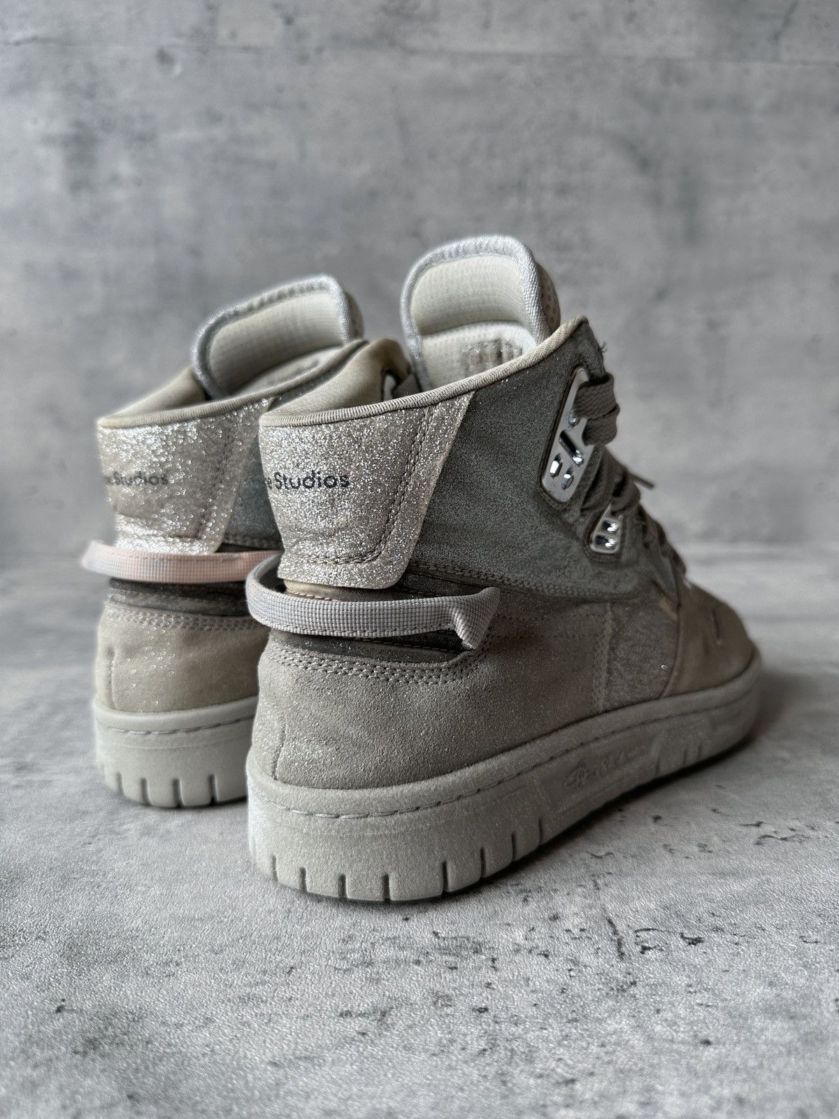 Acne Studios 08STHLM METALLIC GLITTER HIGH TOP Size US 6 / EU 39 - 14 Thumbnail