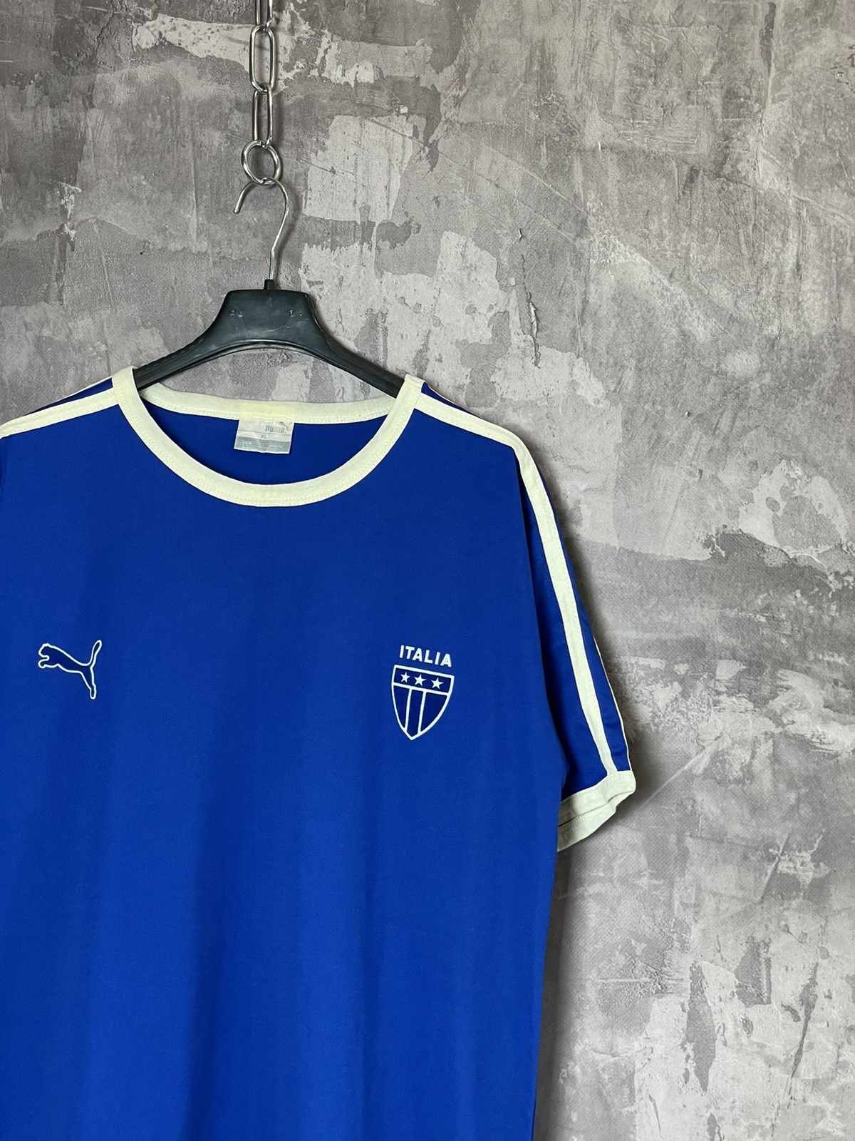 Puma × Vintage 2000s Puma Italy Vintage Training Jersey Size US XL / EU 56 / 4 - 3 Thumbnail