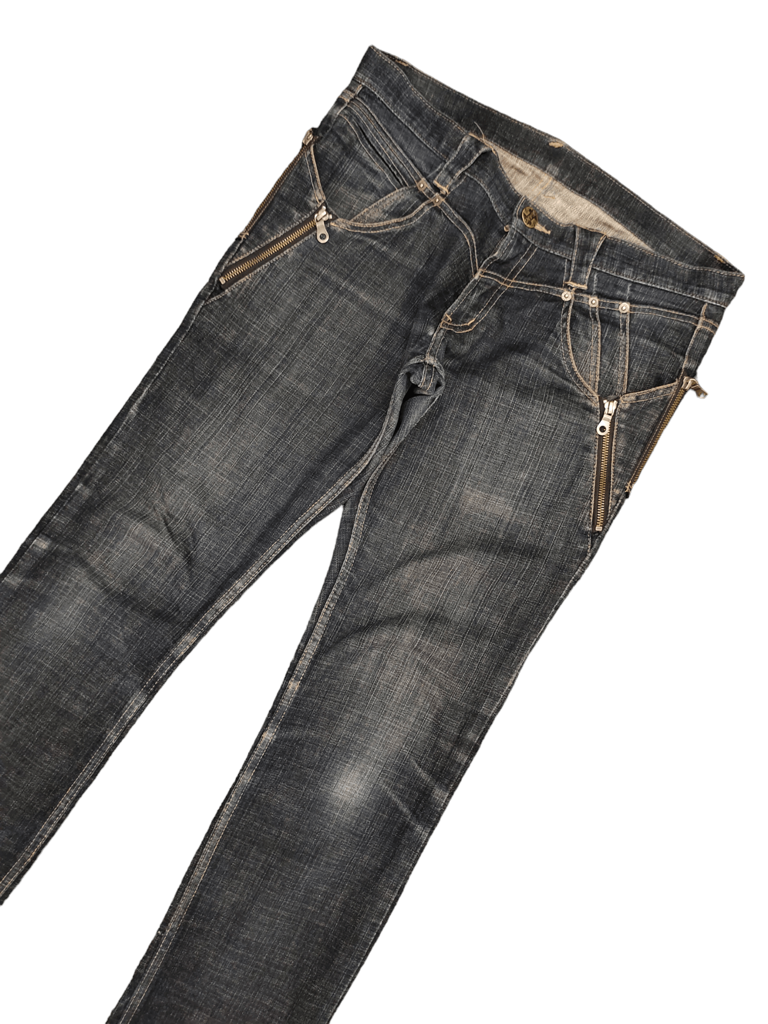 PPFM Ppfm Multi Zipper Pocket Denim Jeans Undercovers Style Size US 34 / EU 50 - 5 Thumbnail