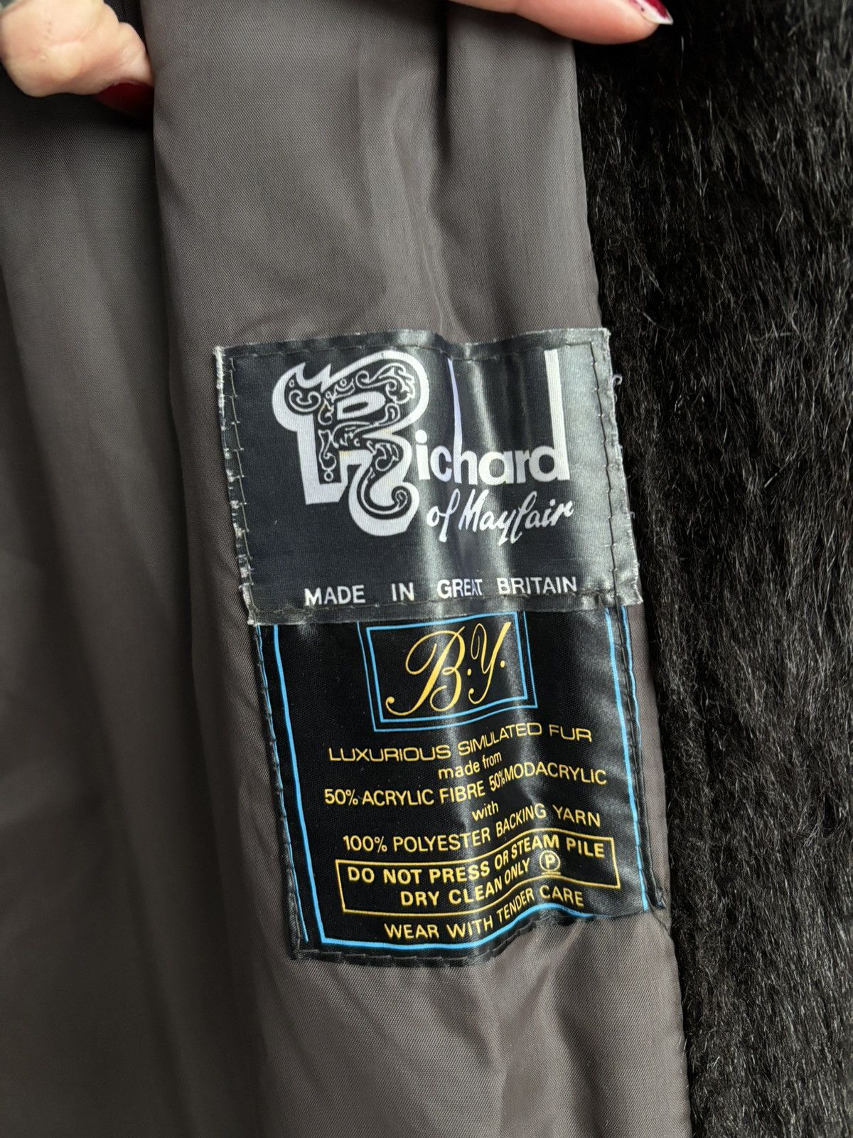 Vintage Vintage 70s fawx fur coat make in Britain Size XL / US 12-14 / IT 48-50 - 7 Thumbnail