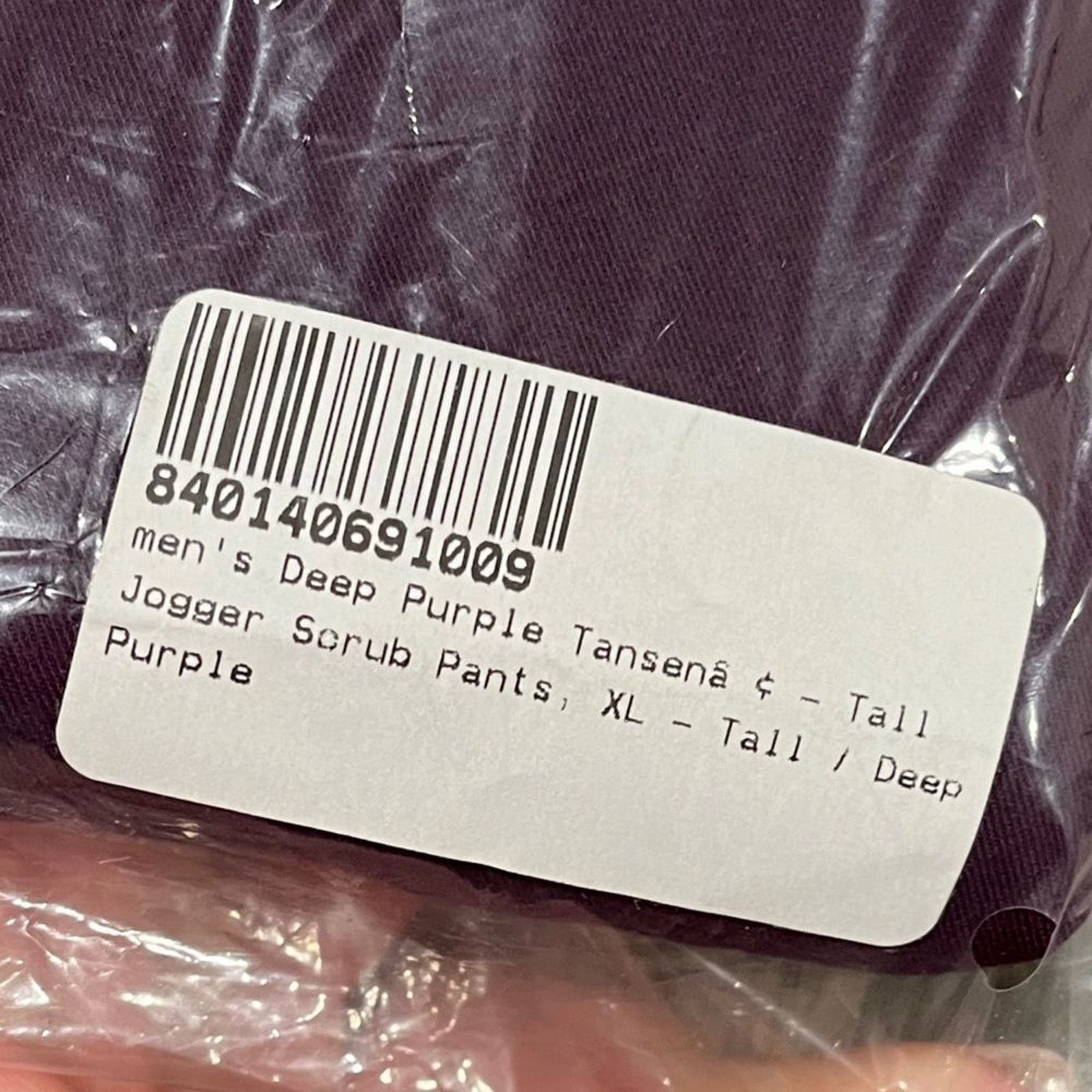 Vintage NWT Figs Tansen Jogger Scrub Pants Drawstring Purple XL Size 40" / US 18 - 3 Thumbnail