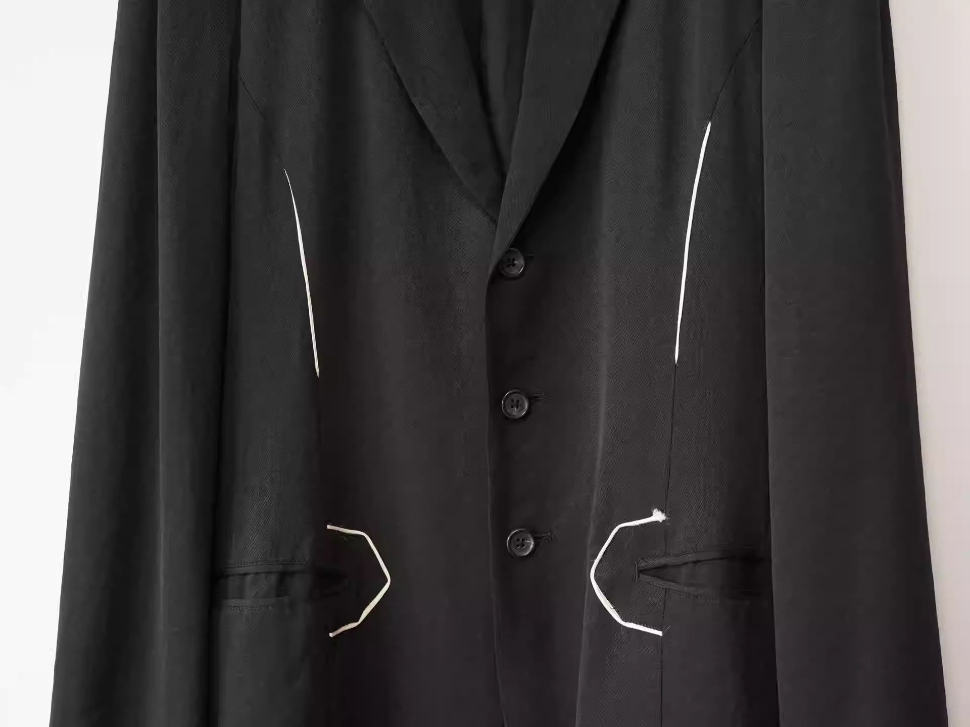 Yohji Yamamoto Yohji Yamamoto 1997SS White Line Jacket Size US M / EU 48-50 / 2 - 3 Thumbnail