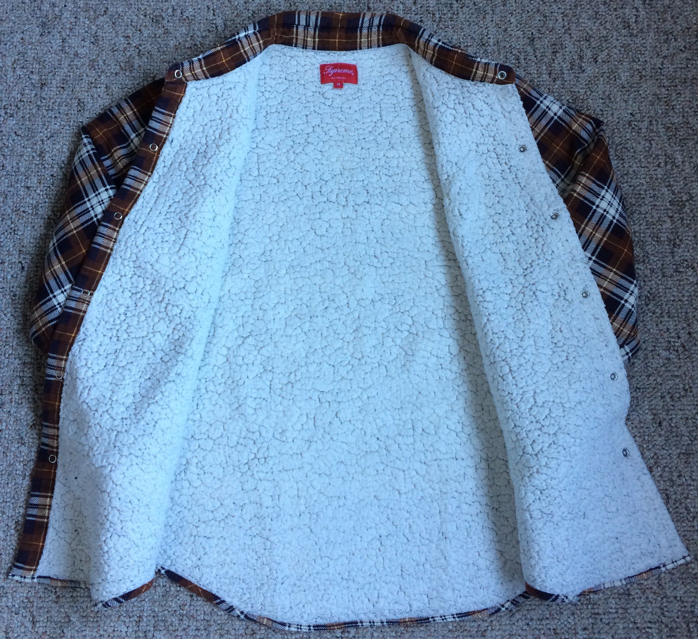 Supreme Supreme Fleece Lined Plaid Flannel Shirt Size US M / EU 48-50 / 2 - 3 Thumbnail