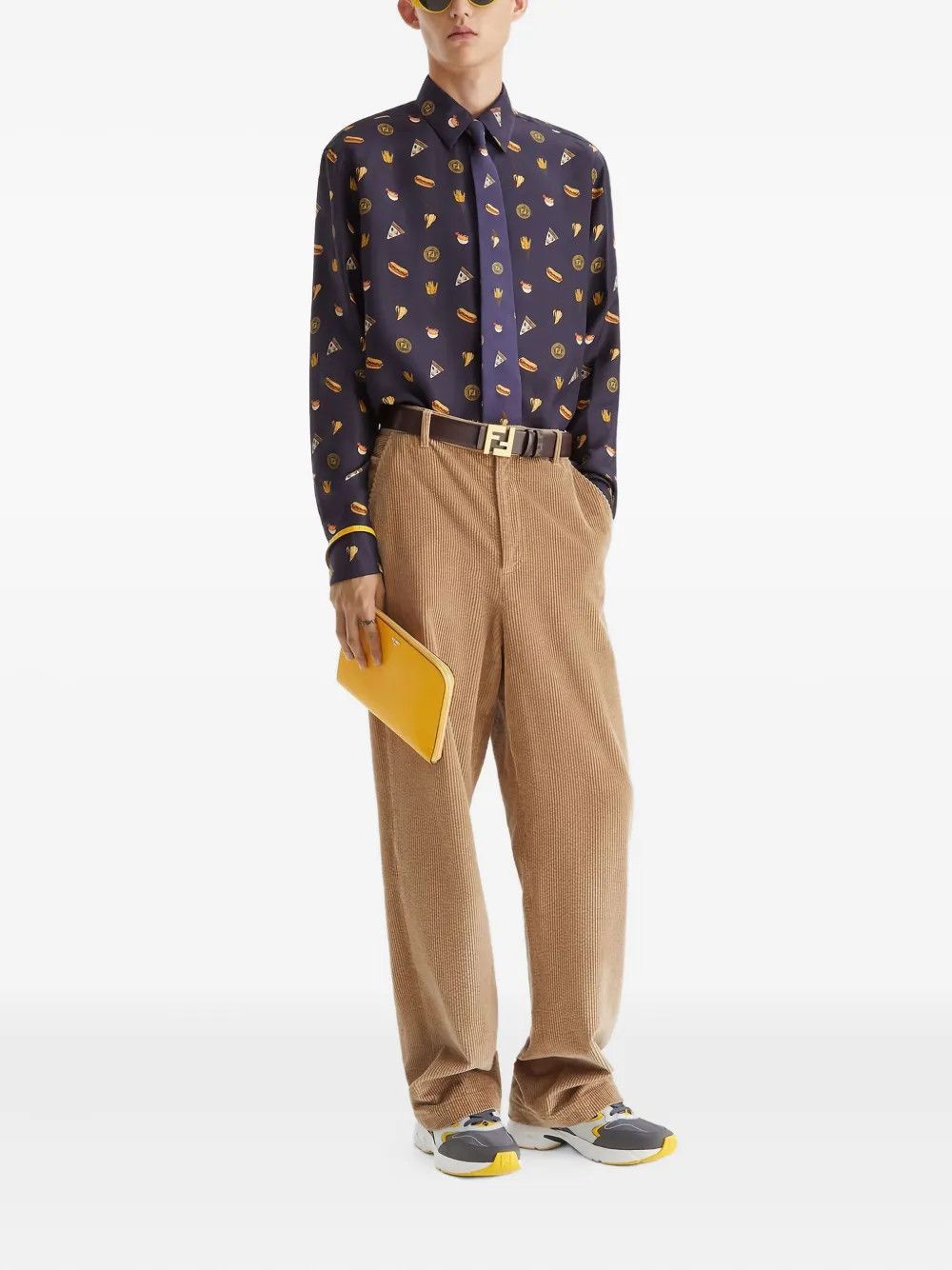Fendi o1s1wg110226 Shirt in Multicolor Size US S / EU 44-46 / 1 - 2 Thumbnail
