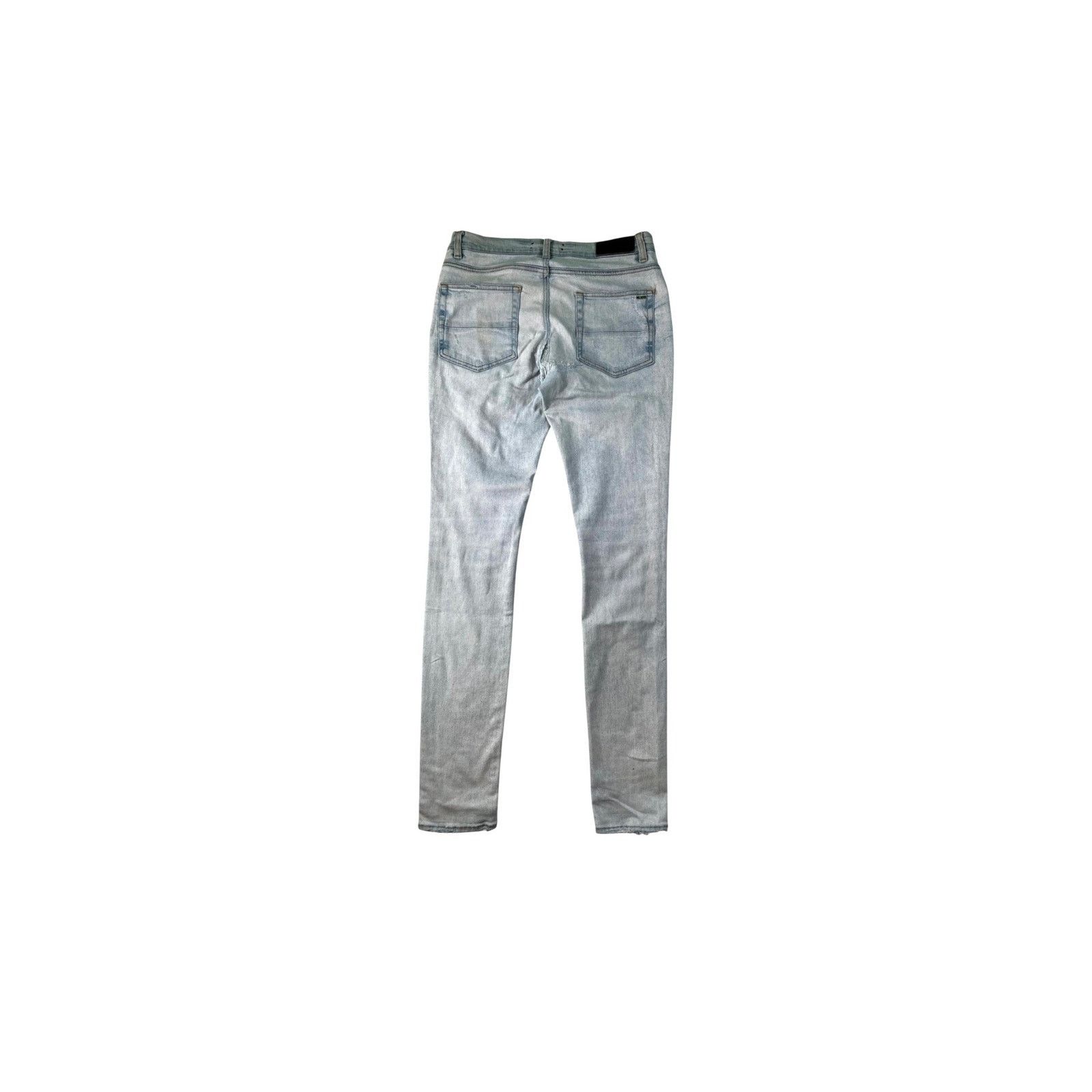 Amiri Amiri Tie Dye Patch "MX1" Light Wash Jeans Size US 32 / EU 48 - 2 Thumbnail